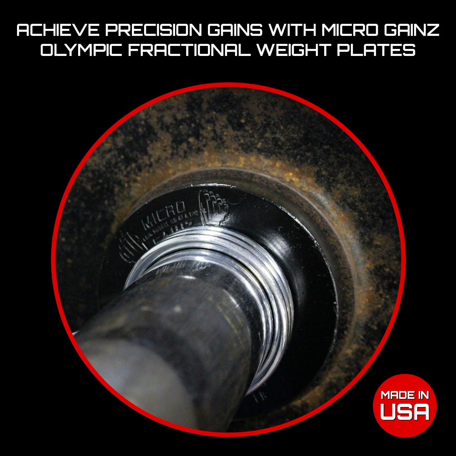 Micro Gainz - Olympic Size Fractional Weight Plates Pair of 1.25LB Plates - Image 2
