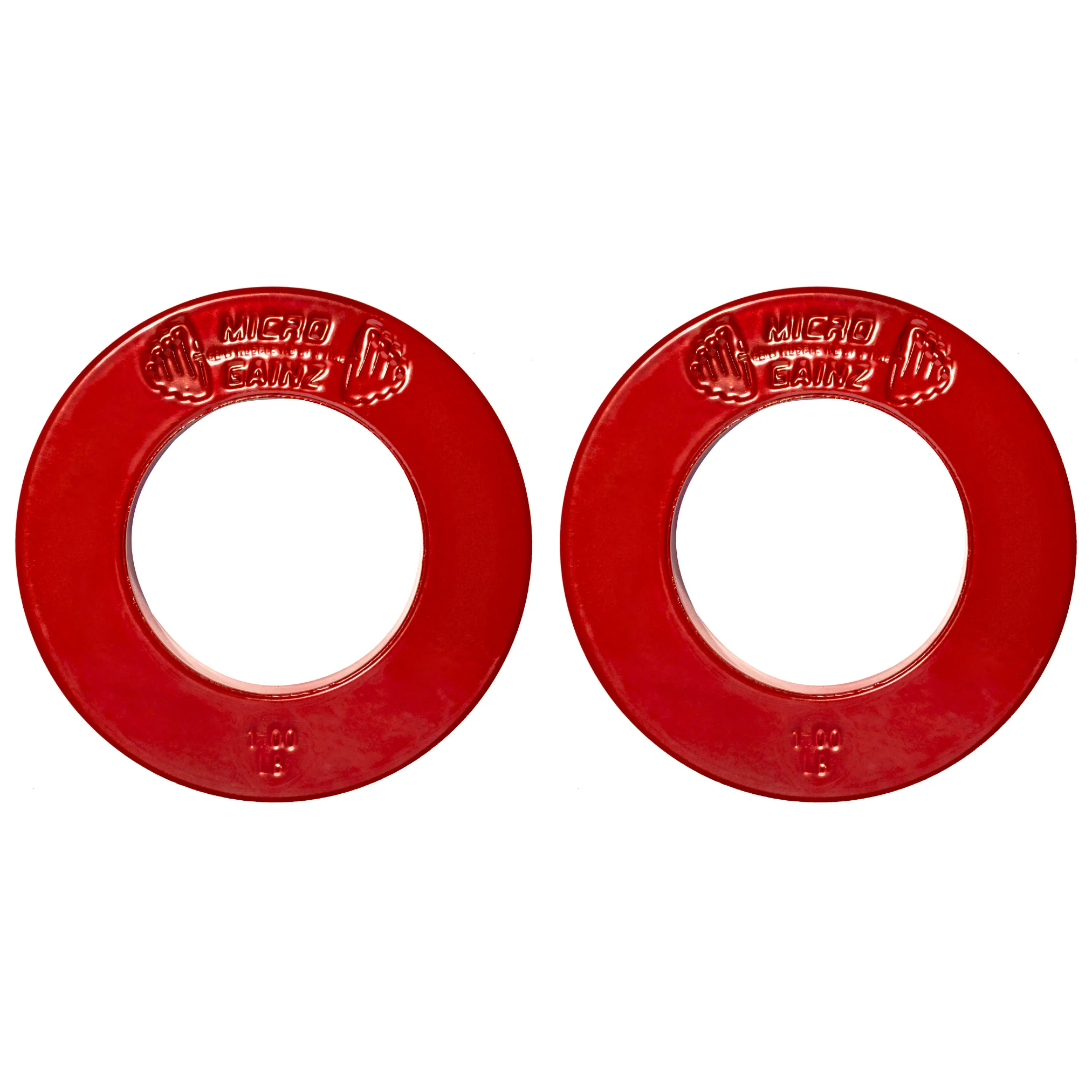 Micro Gainz - Olympic Size Fractional Weight Plates Pair of 1LB Plates - Image 7