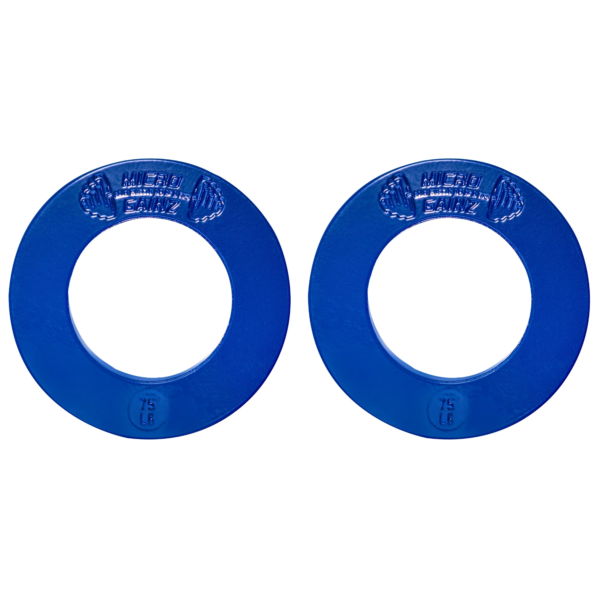 Micro Gainz - Olympic Size Fractional Weight Plates Pair of .75LB Plates - Image 7