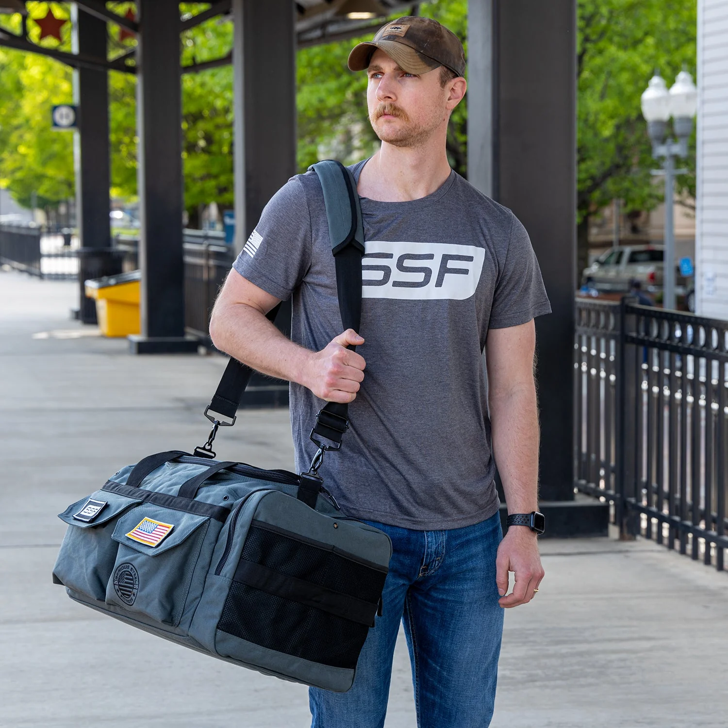Serious Steel Fitness - Mid Bud Duffel Bag (45L) - Image 16