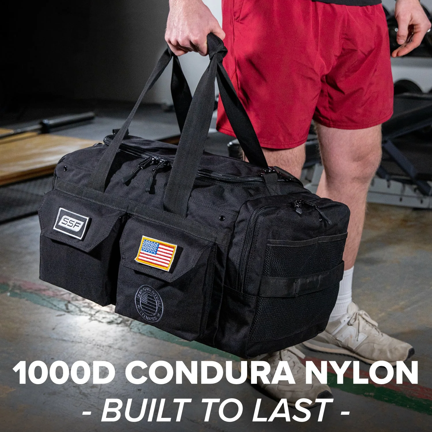 Serious Steel Fitness - Mid Bud Duffel Bag (45L) - Image 2