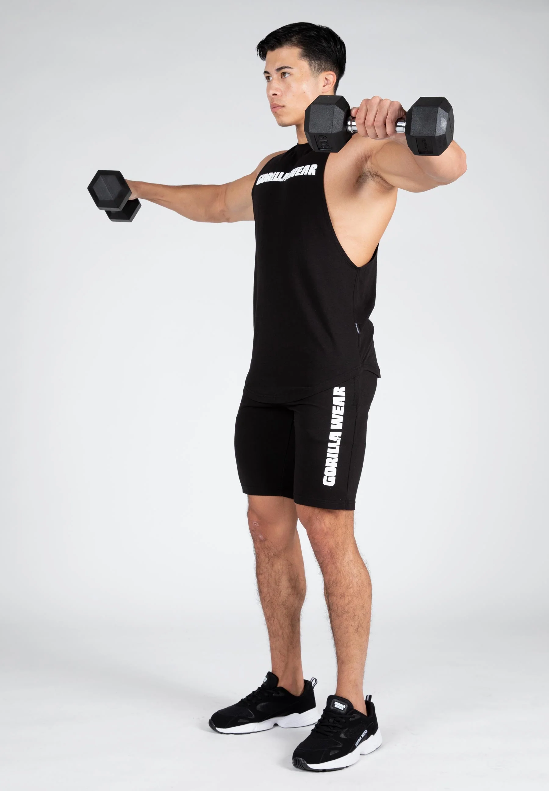 Gorilla Wear - Milo Drop Armhole Tank Top - Black - Image 3