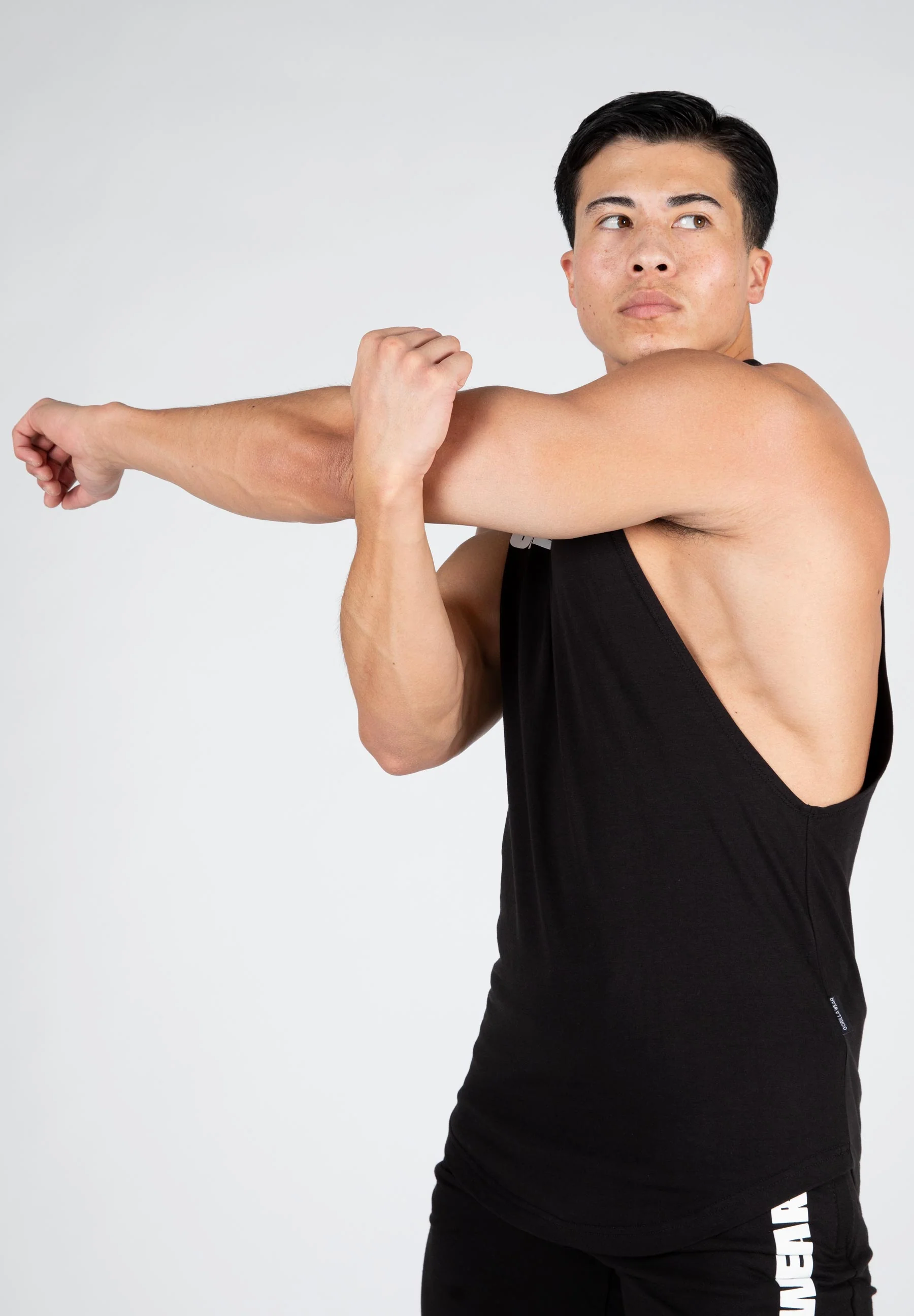 Gorilla Wear - Milo Drop Armhole Tank Top - Black - Image 4