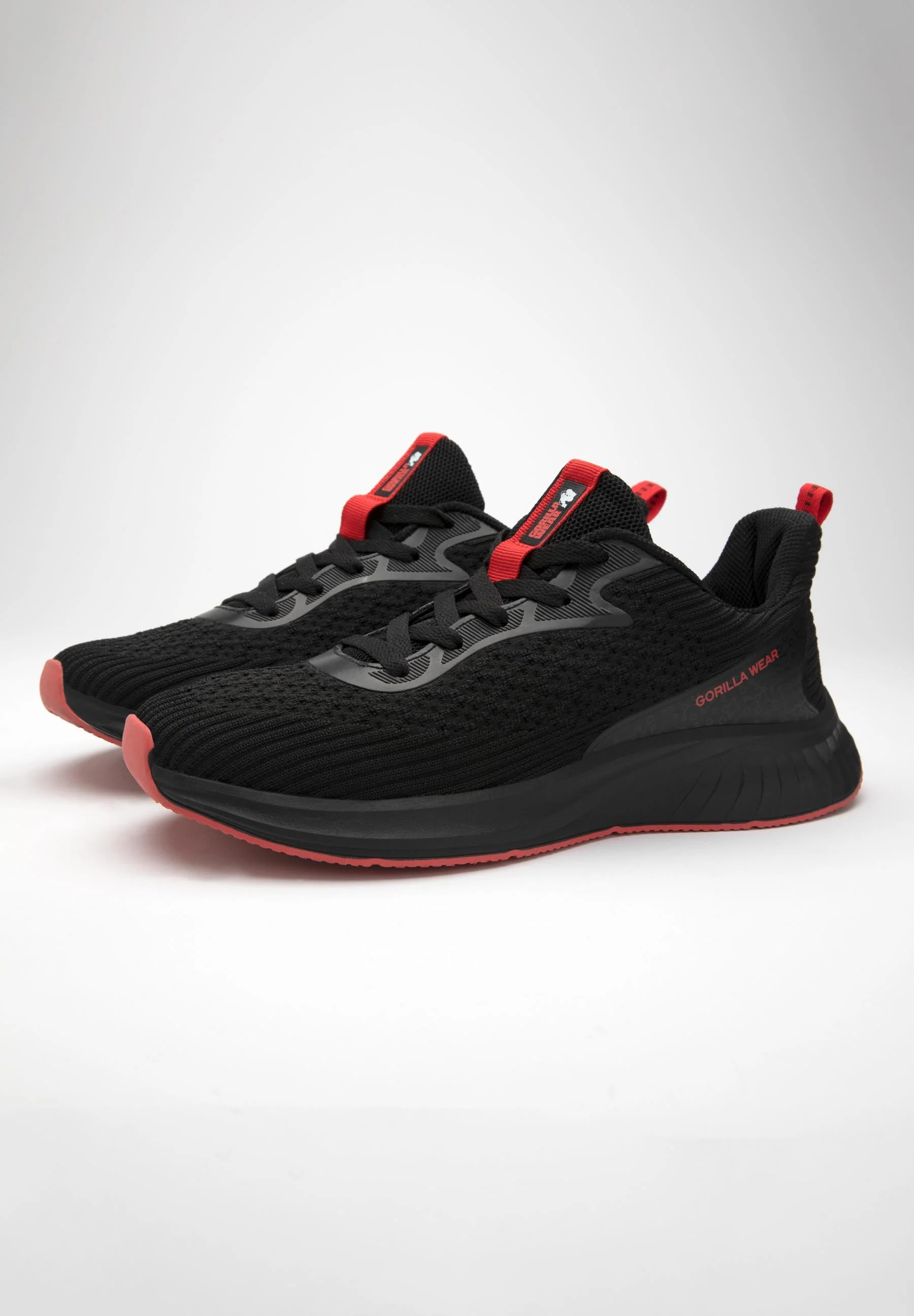 Gorilla Wear - Milton Training Shoes - Black/Red - Image 2