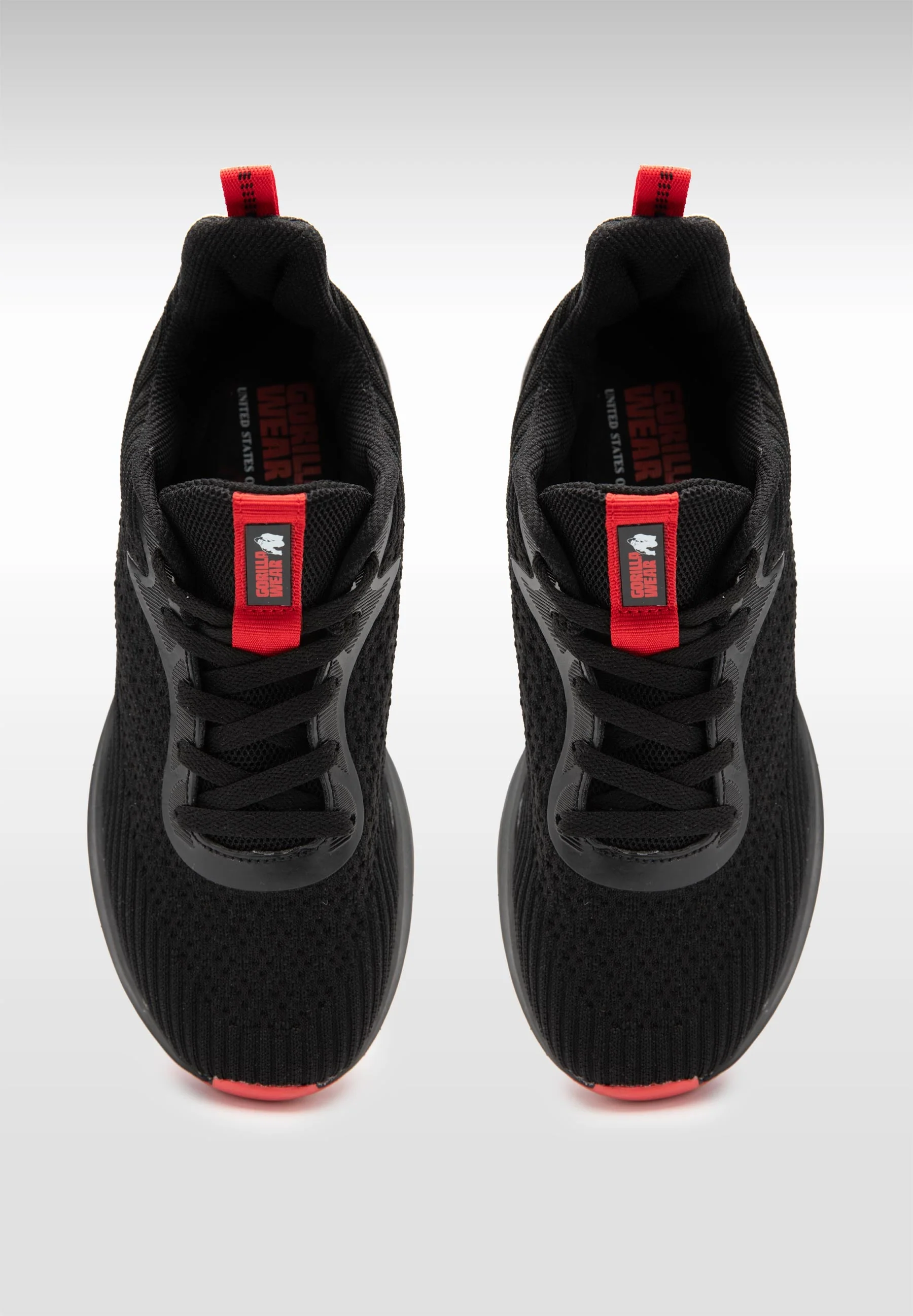Gorilla Wear - Milton Training Shoes - Black/Red - Image 4