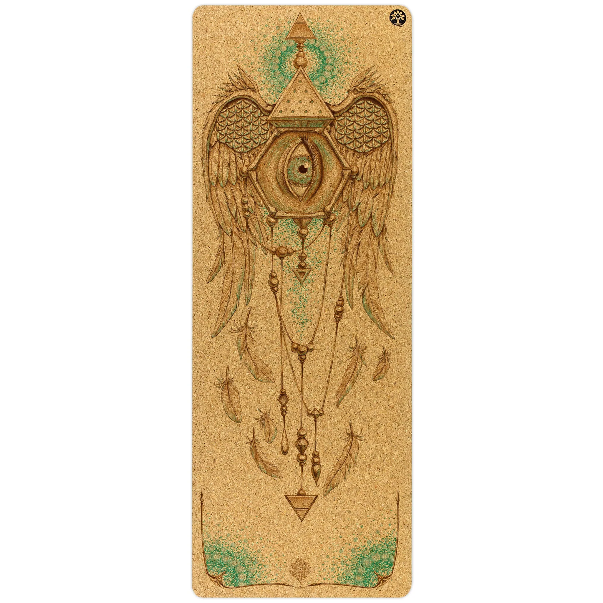 Yoloha Yoga - Mind of the Universe Nomad Cork Yoga Mat