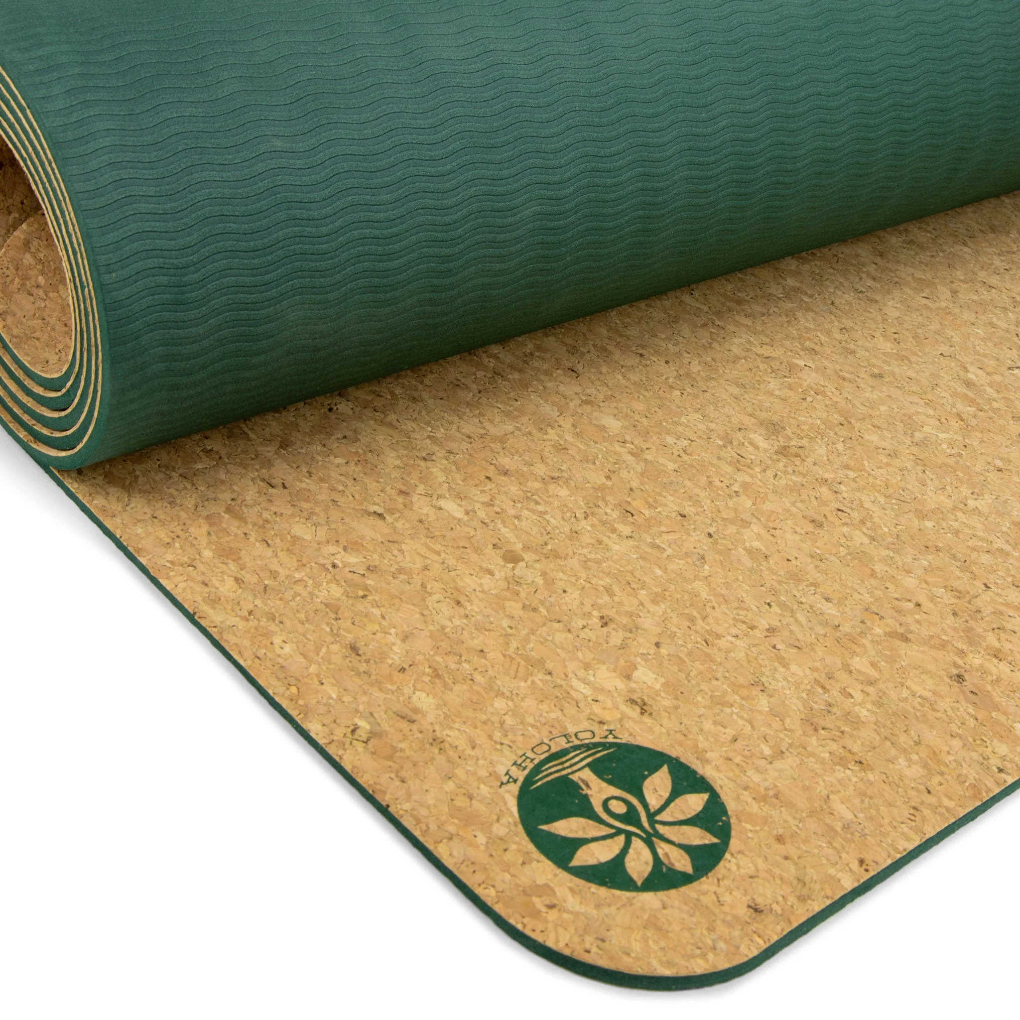 Yoloha Yoga - Mind of the Universe Nomad Cork Yoga Mat - Image 2