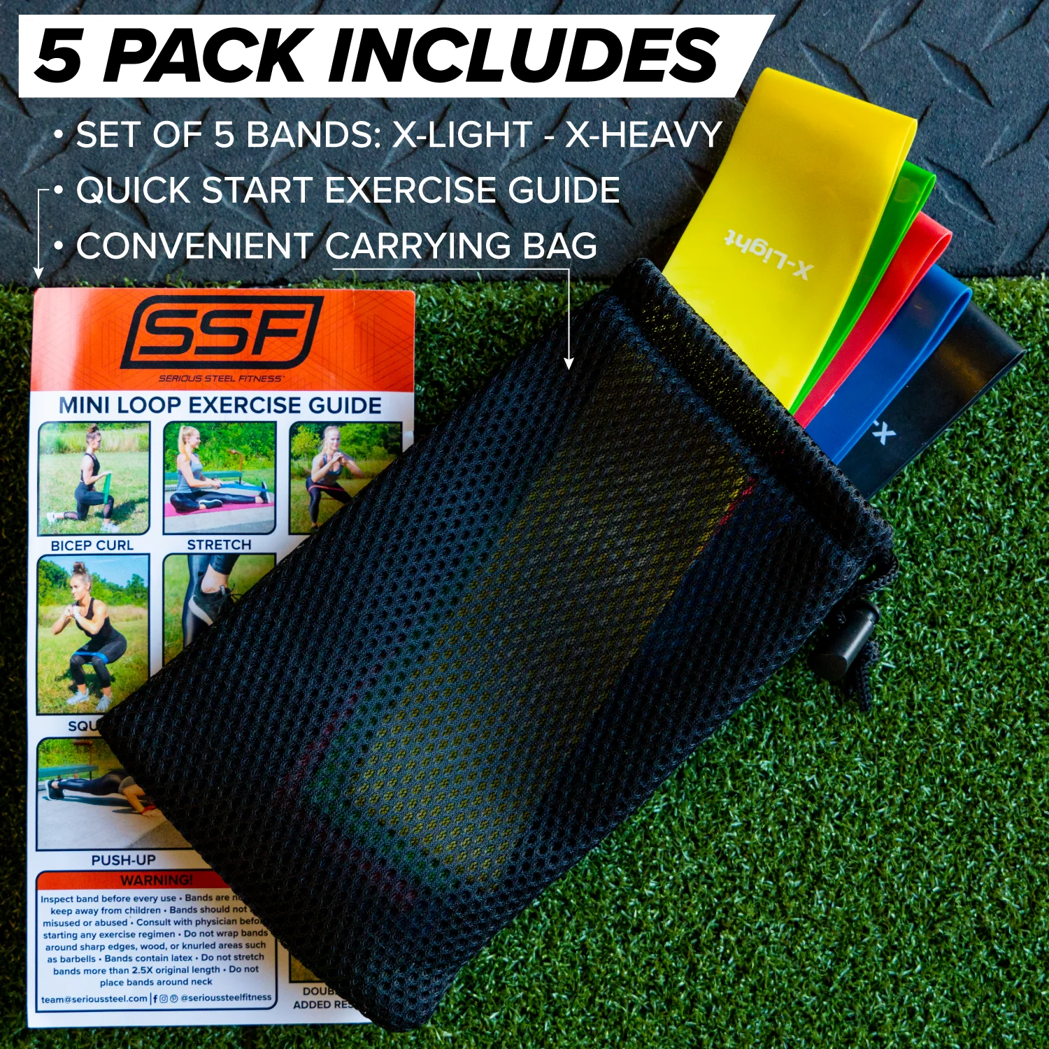 Serious Steel Fitness - Mini Loops Resistance Bands - Image 10