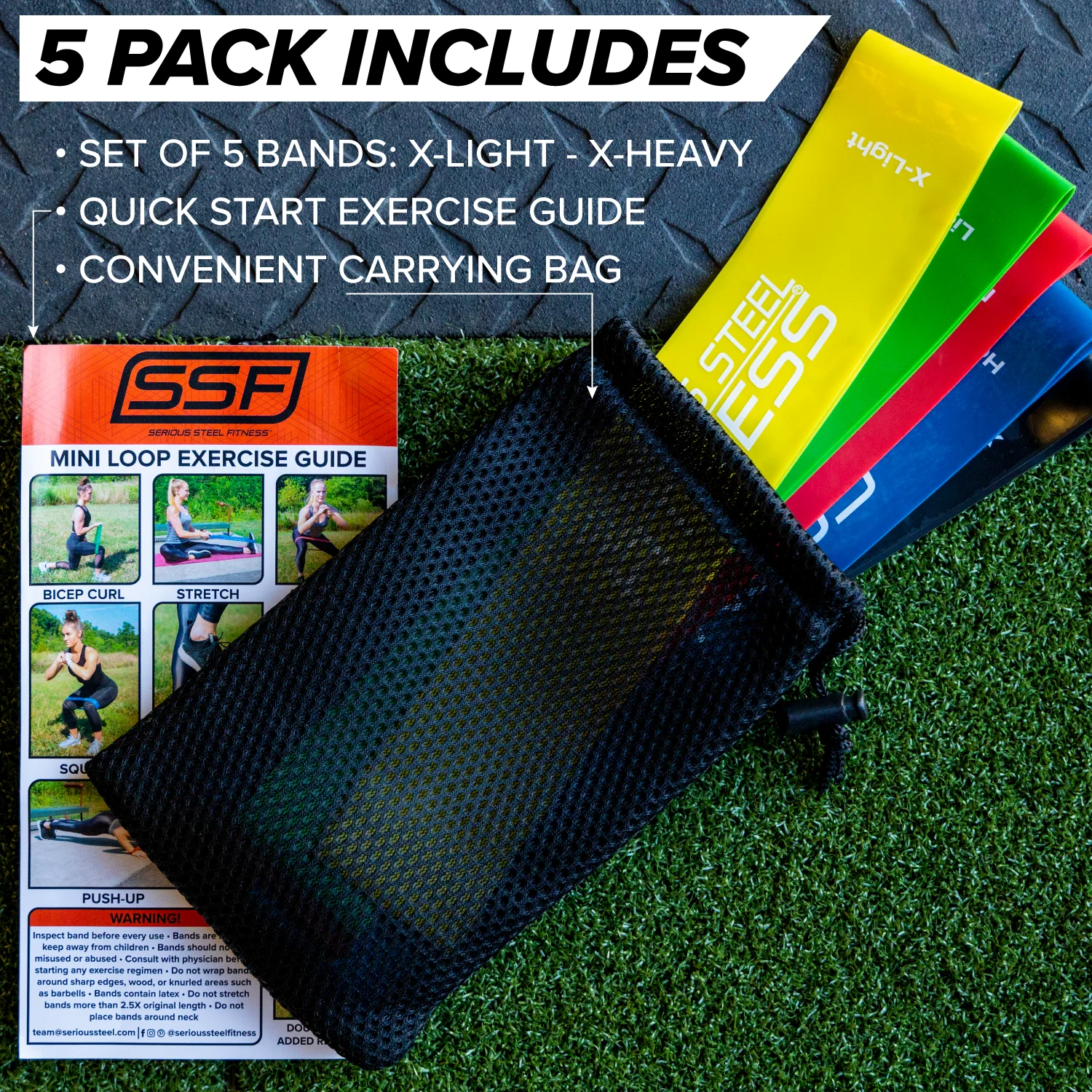 Serious Steel Fitness - Mini Loops Resistance Bands - Image 5