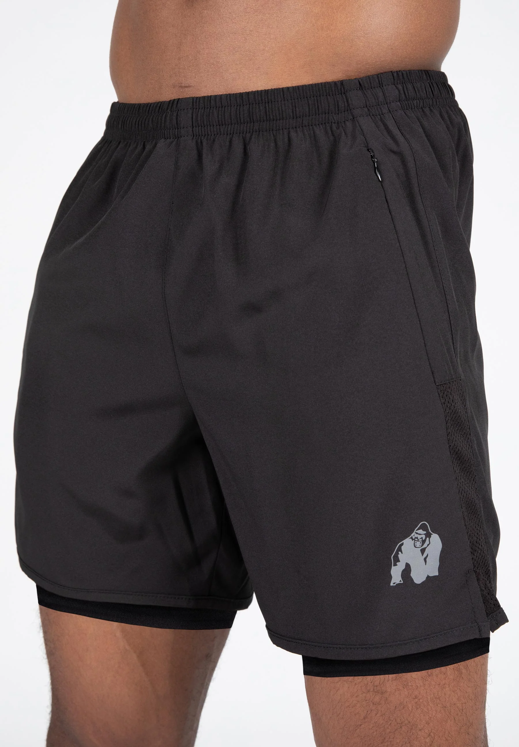 Gorilla Wear - Modesto 2-in-1 shorts - black - Image 5