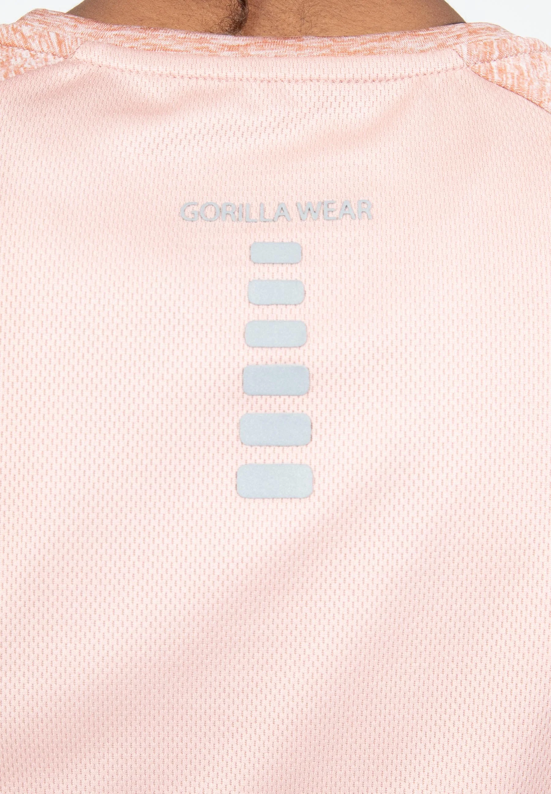 Gorilla Wear - Monetta Performance T-Shirt - Salmon Pink - Image 6
