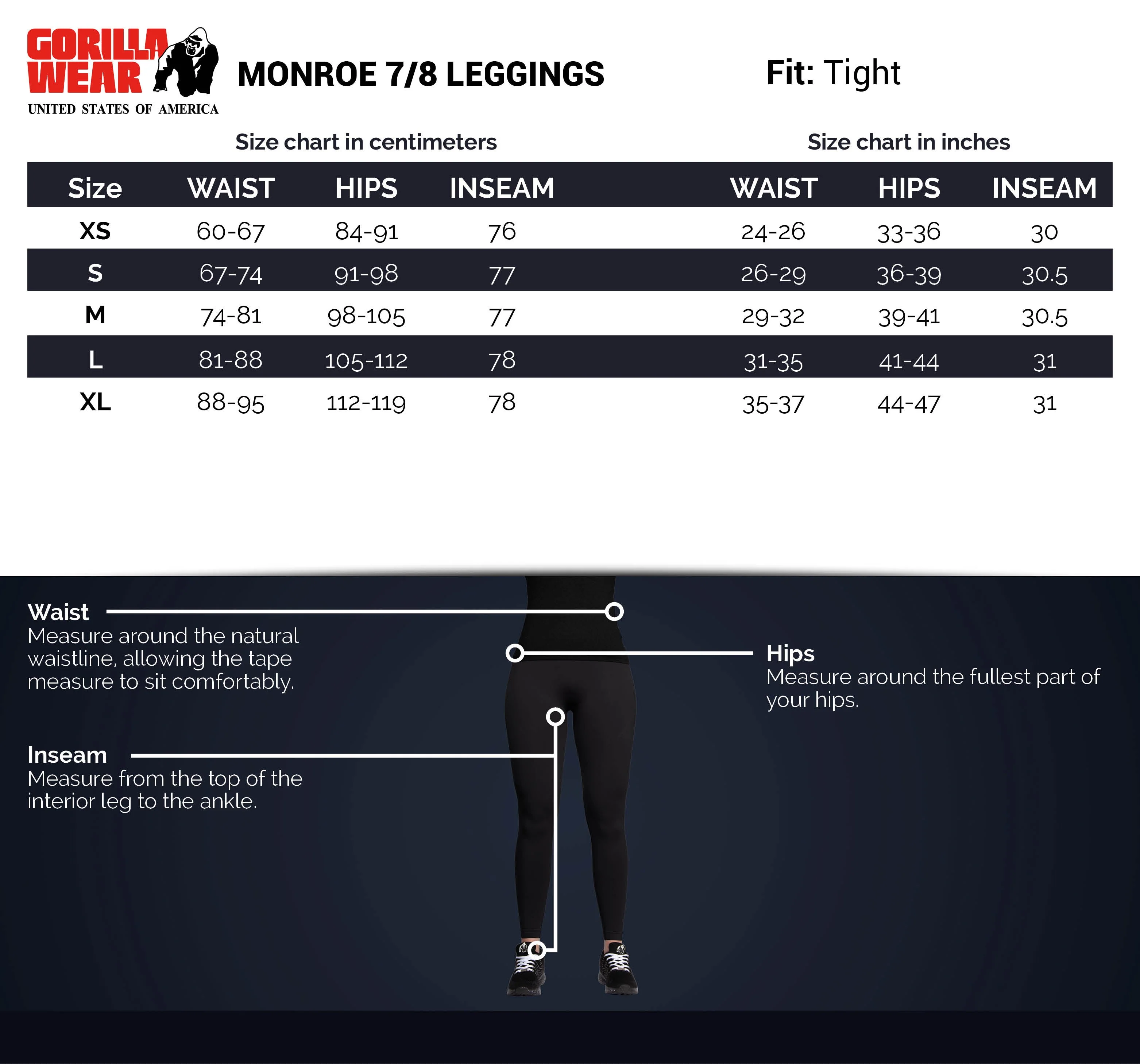 Gorilla Wear - Monroe 7/8 leggings - gray - Image 7
