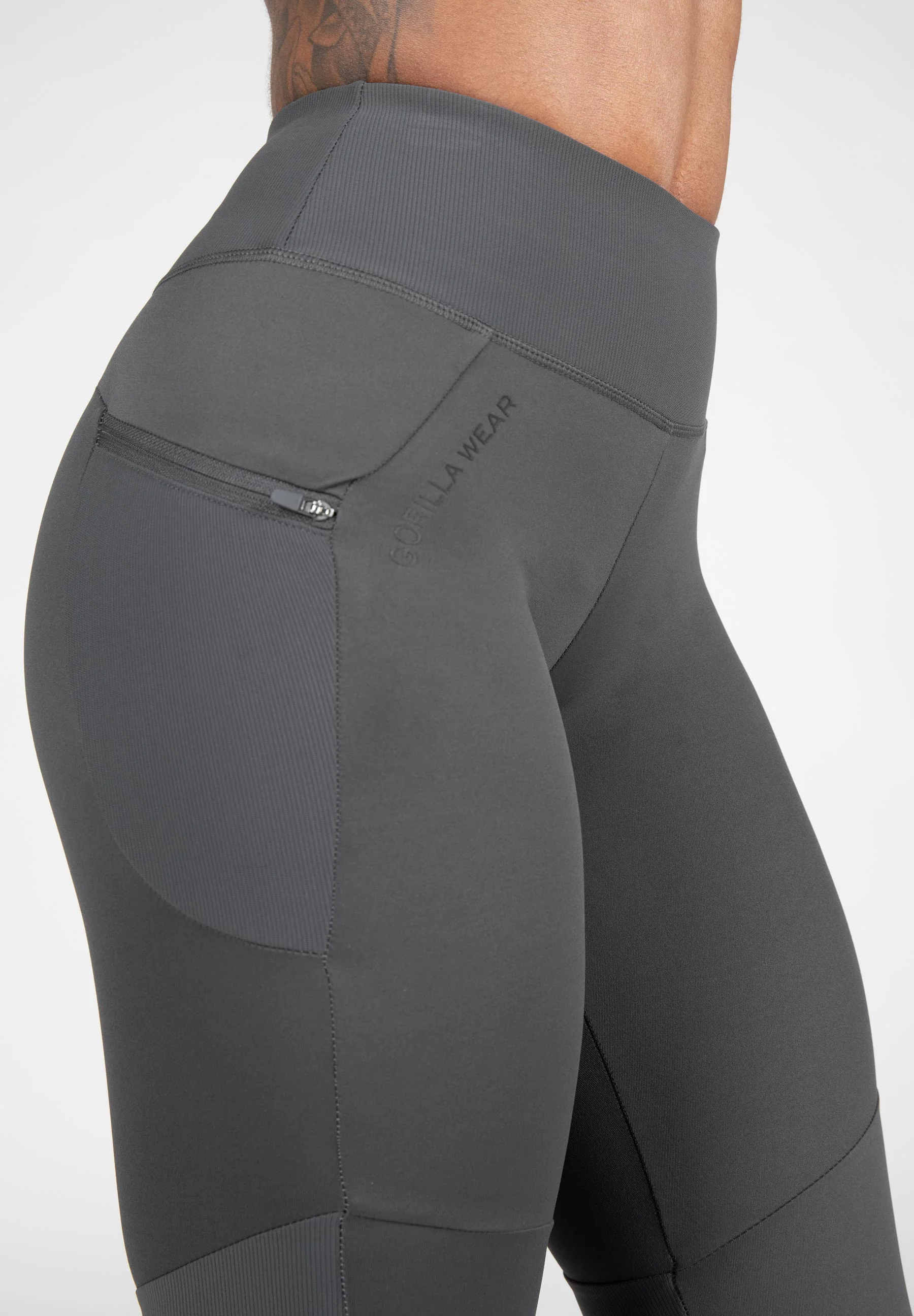 Gorilla Wear - Monroe Cropped Leggings - Gray - Image 5