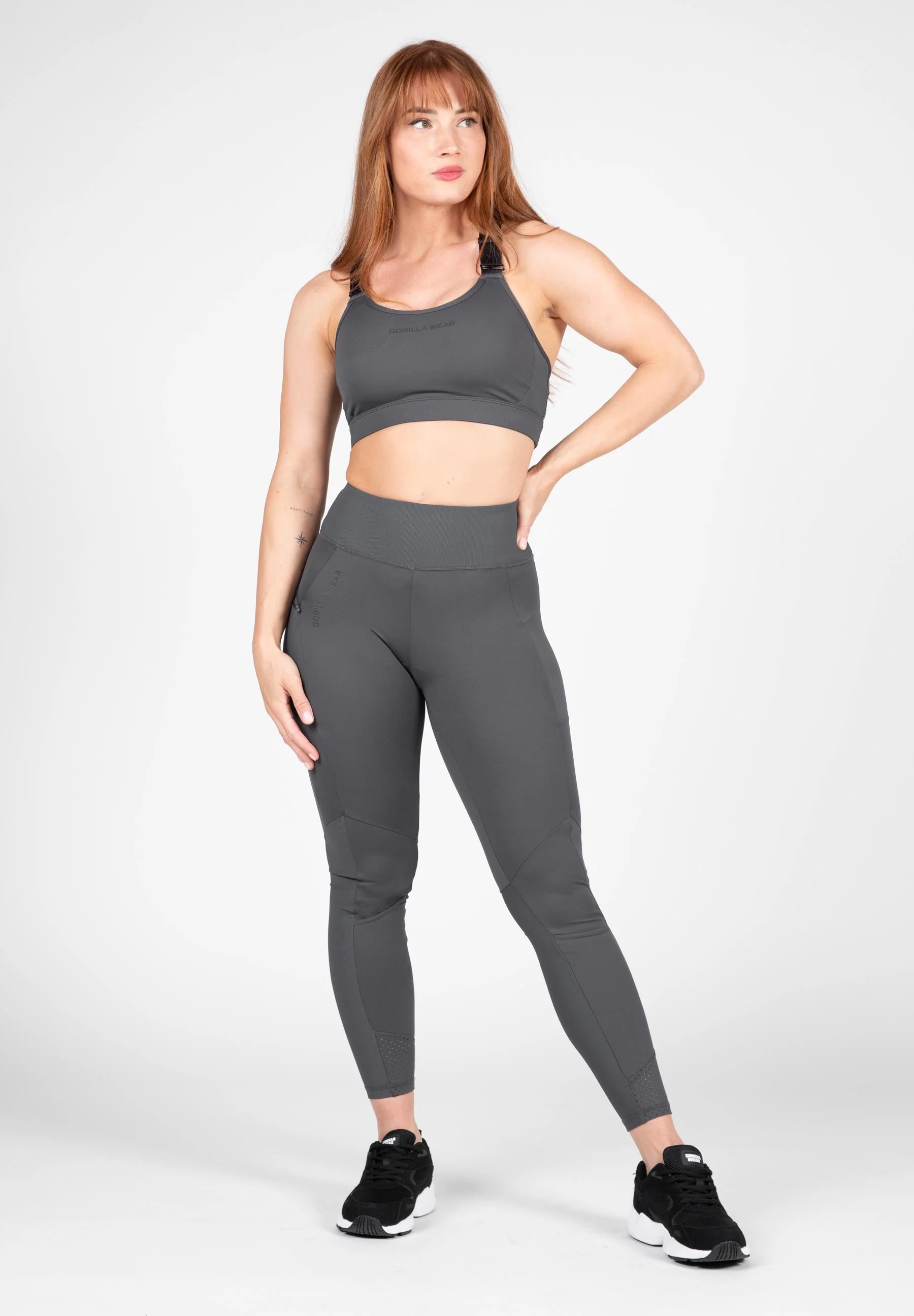 Gorilla Wear - Monroe Sports Bra - Gray - Image 3