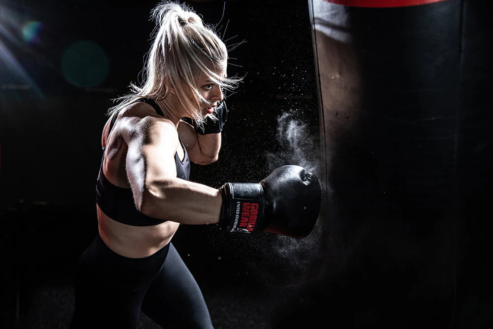 Gorilla Wear - Mosby Boxing Gloves - Black - Image 9