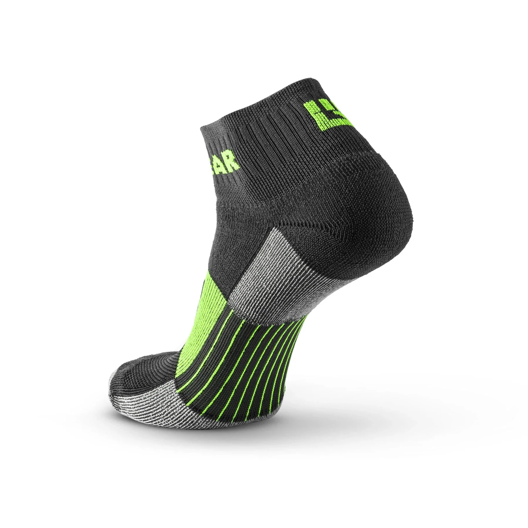 Mudgear - Quarter (¼) Crew Socks - Gray/Green (2 pair pack) - Image 9