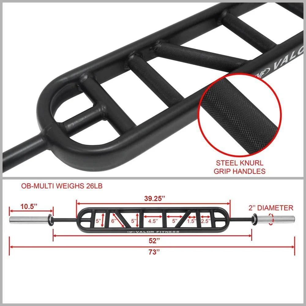 Valor Fitness - Multi Grip Swiss Bar - Image 9