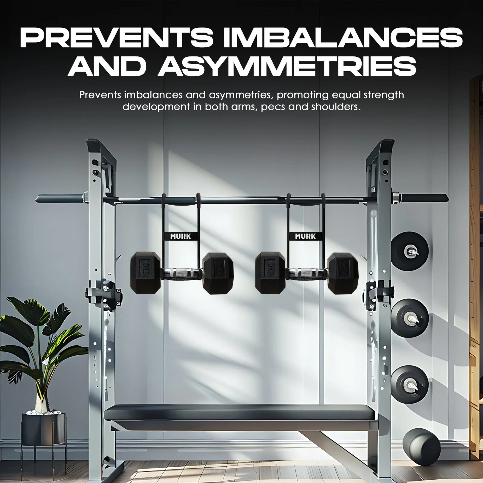 Mvrk Gear - Mvrk Dumbbell Spotter Hooks Hanger - Holds Up to 250lbs - Image 5