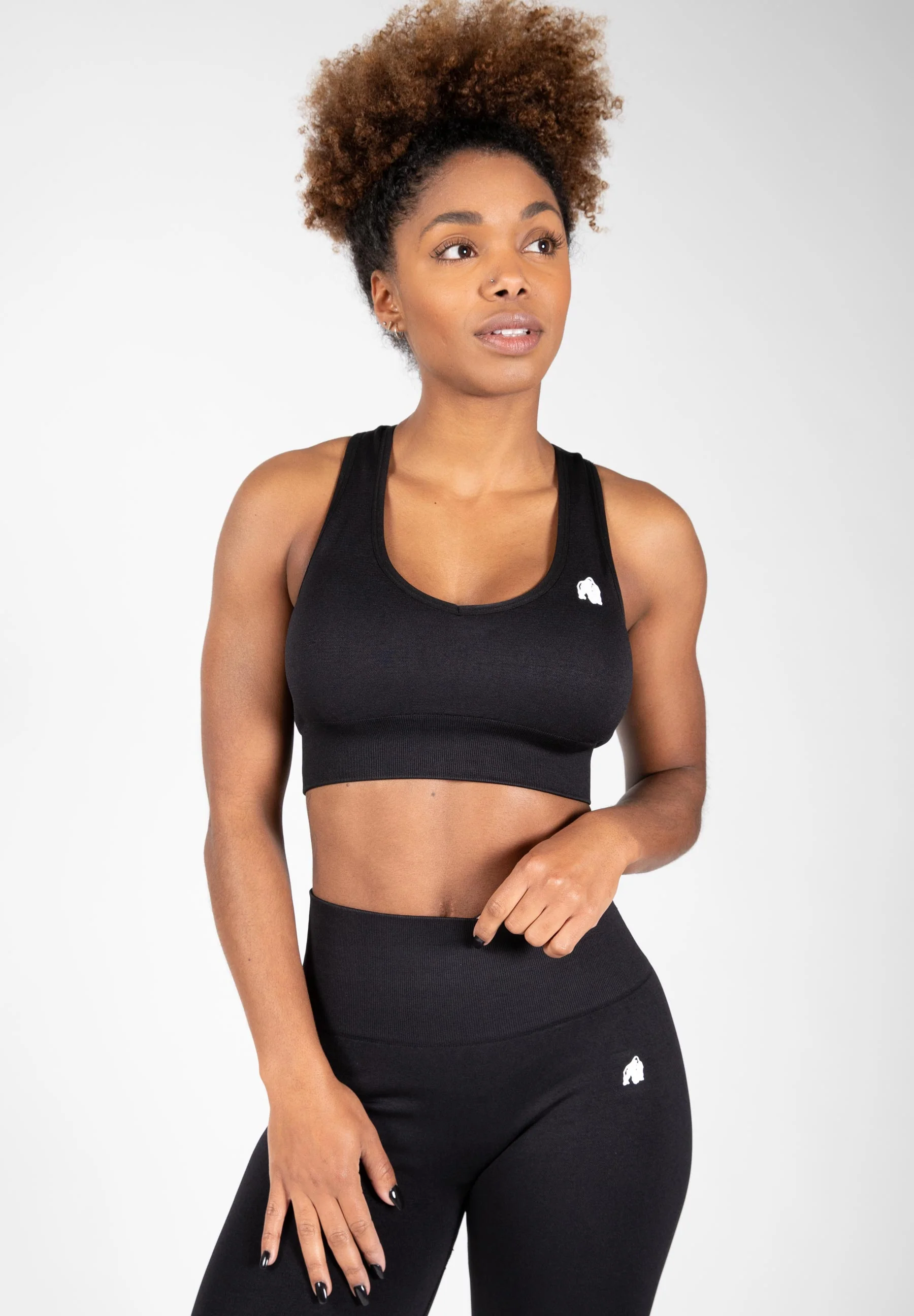 Gorilla Wear - Neiro Seamless Sports Bra - Black