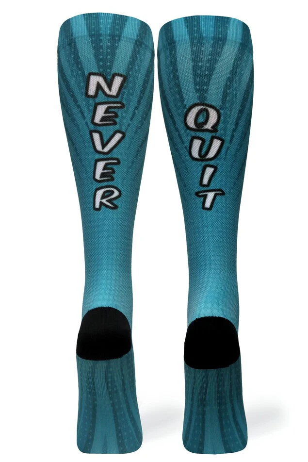 Crazy Compression - Never Quit Blue - (Standard & Extra Wide) - Image 3