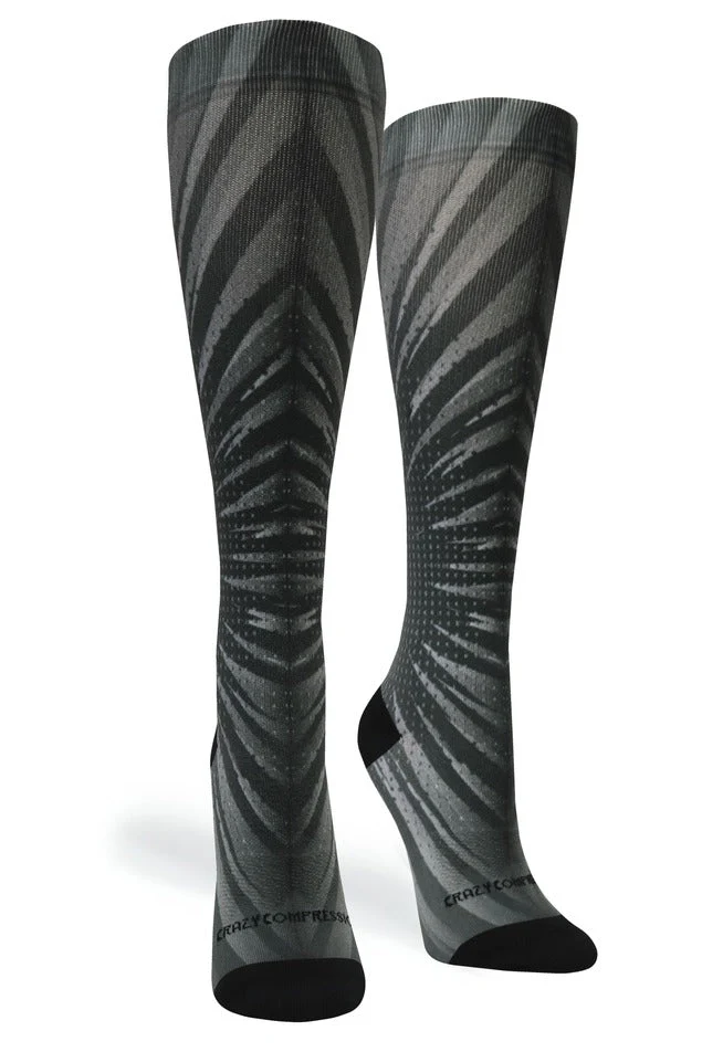 Crazy Compression - Never Quit Grey - (Standard & Extra Wide)