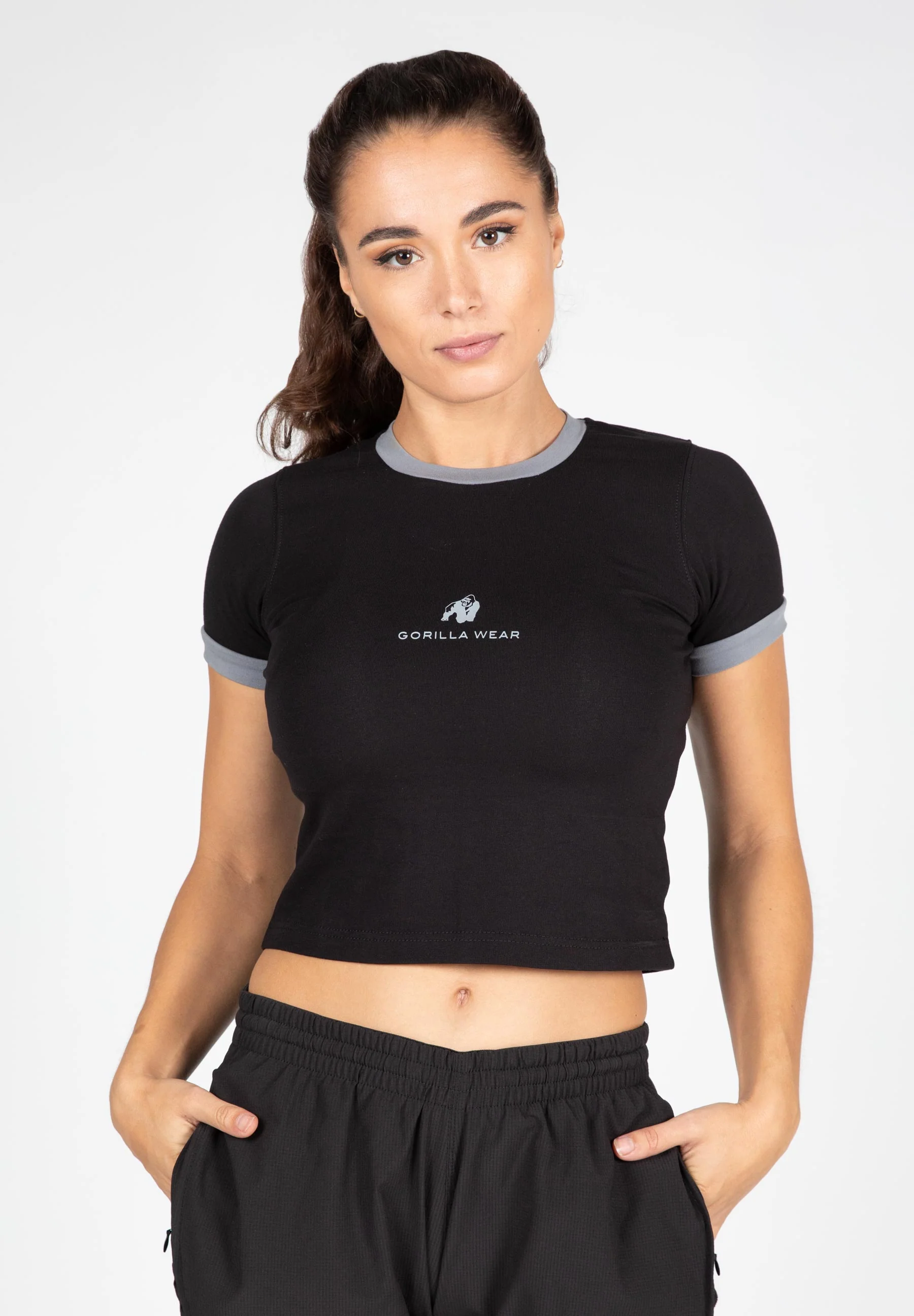 Gorilla Wear - New Orleans Cropped T-shirt - Black