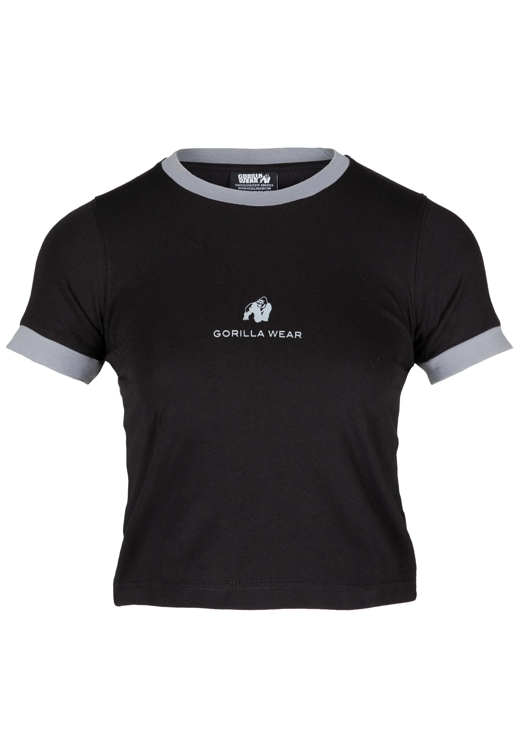 Gorilla Wear - New Orleans Cropped T-shirt - Black - Image 7