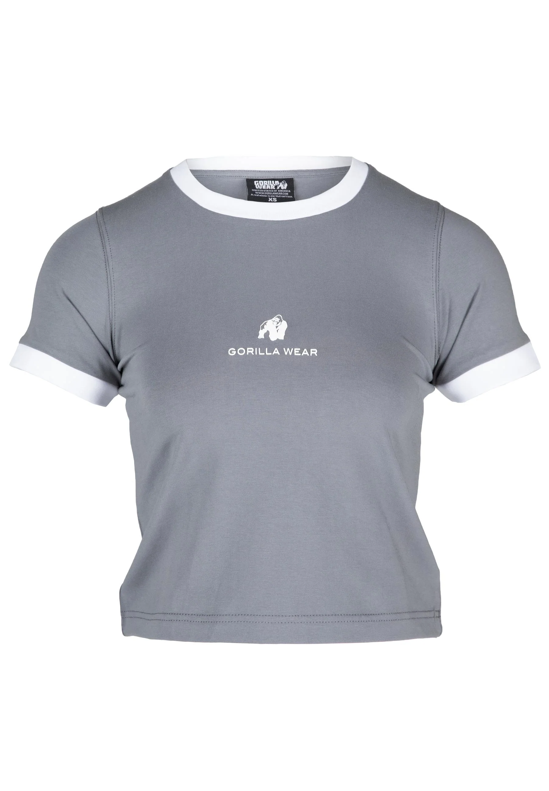 Gorilla Wear - New Orleans Cropped T-shirt - Gray - Image 7