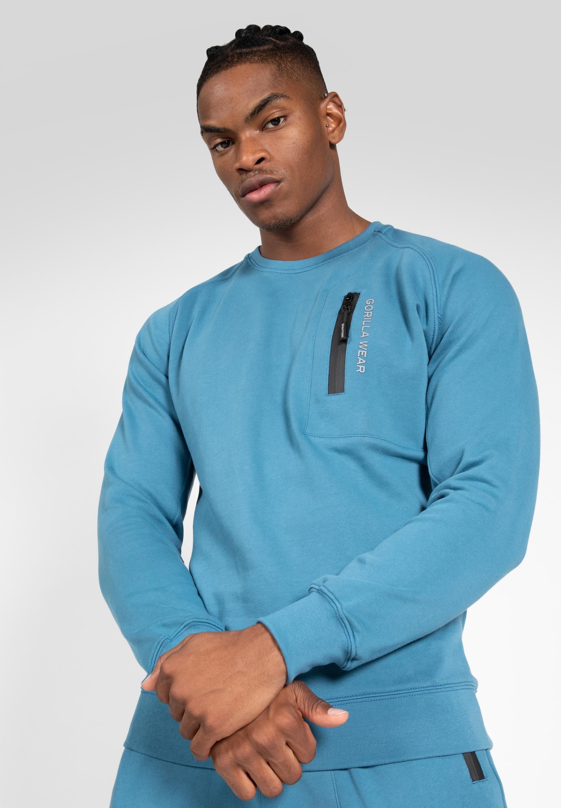 Gorilla Wear - Newark Sweatshirt - Blue - Image 4