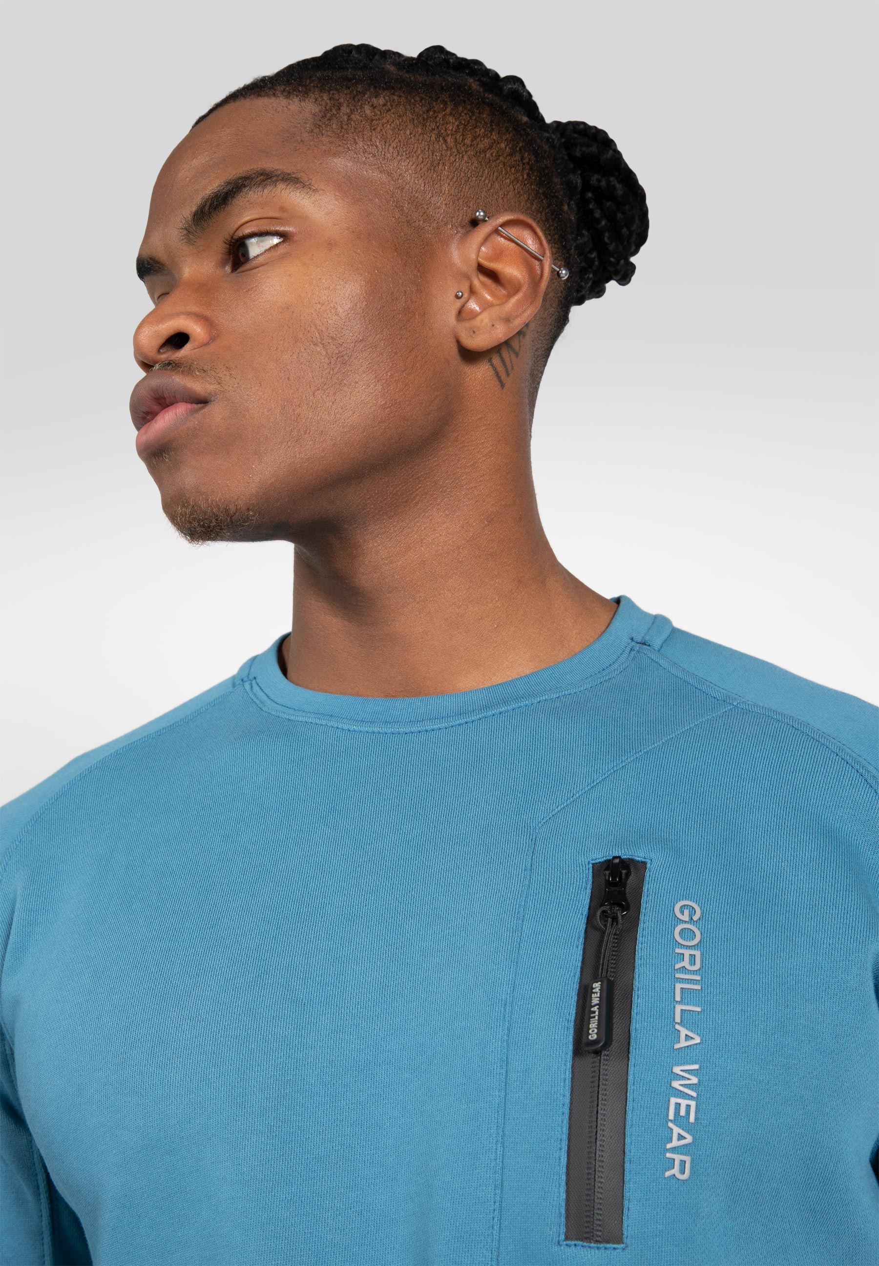Gorilla Wear - Newark Sweatshirt - Blue - Image 5