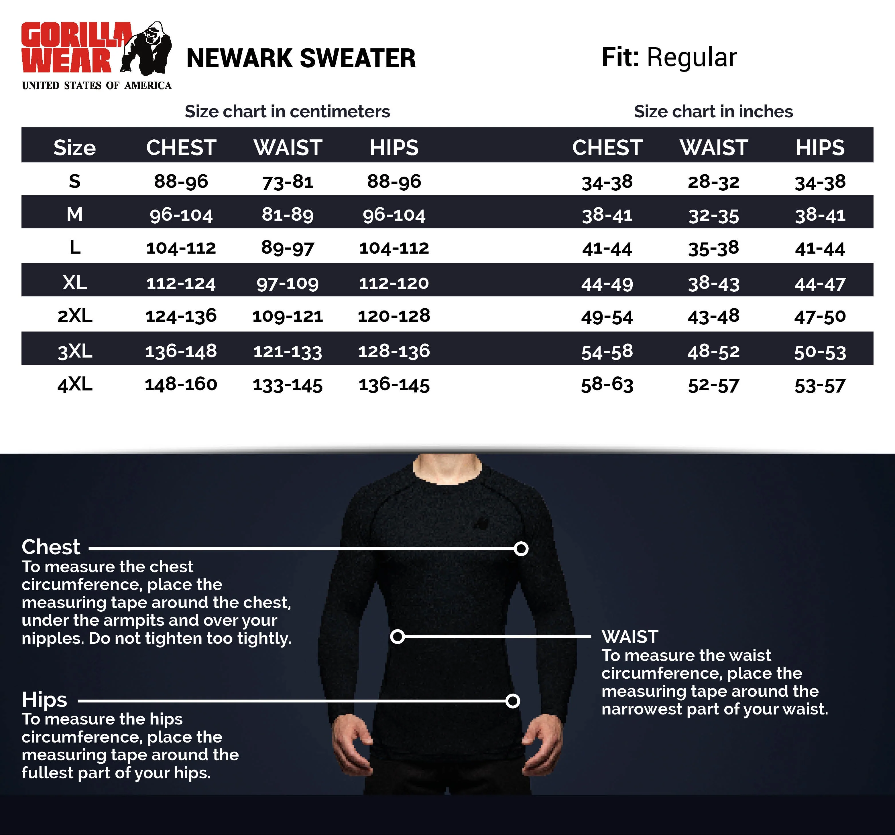 Gorilla Wear - Newark Sweatshirt - Blue - Image 8