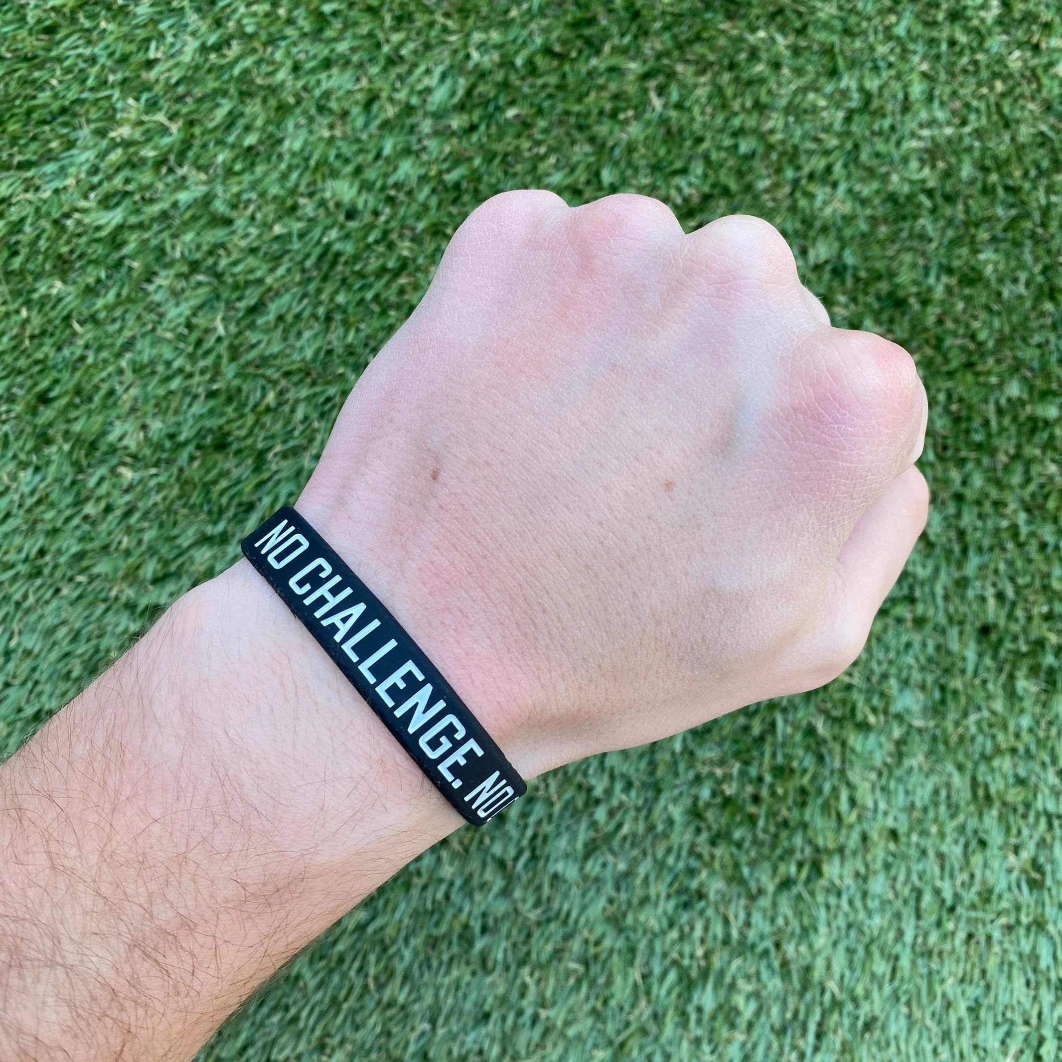 Elite Athletic Gear - No challenge. No change. Wristband. - Image 2