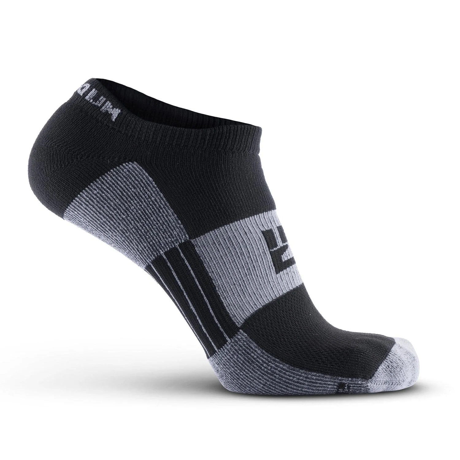 Mudgear - No-Show Running Socks - Black/Gray (2 Pair Pack)
