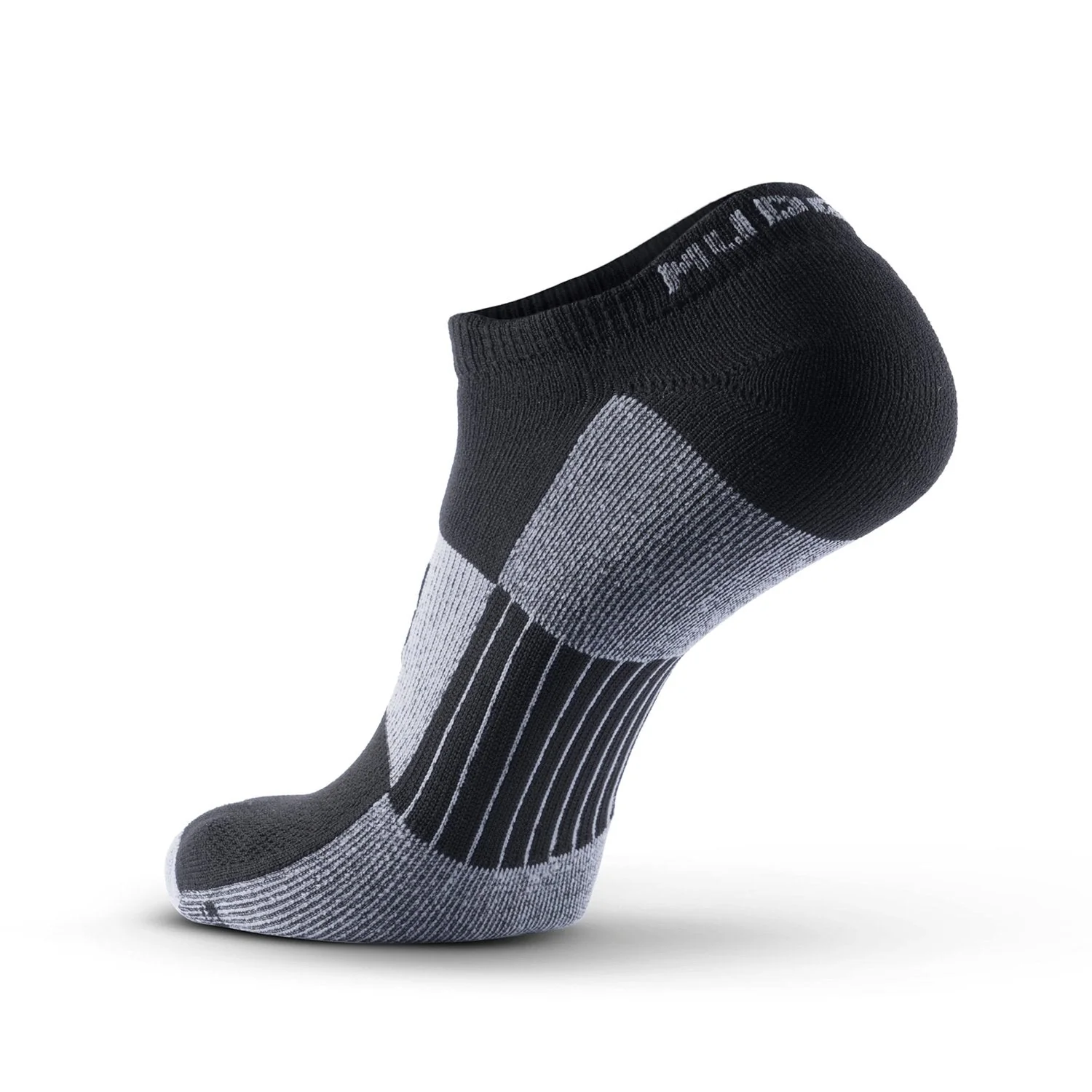 Mudgear - No-Show Running Socks - Black/Gray (2 Pair Pack) - Image 14