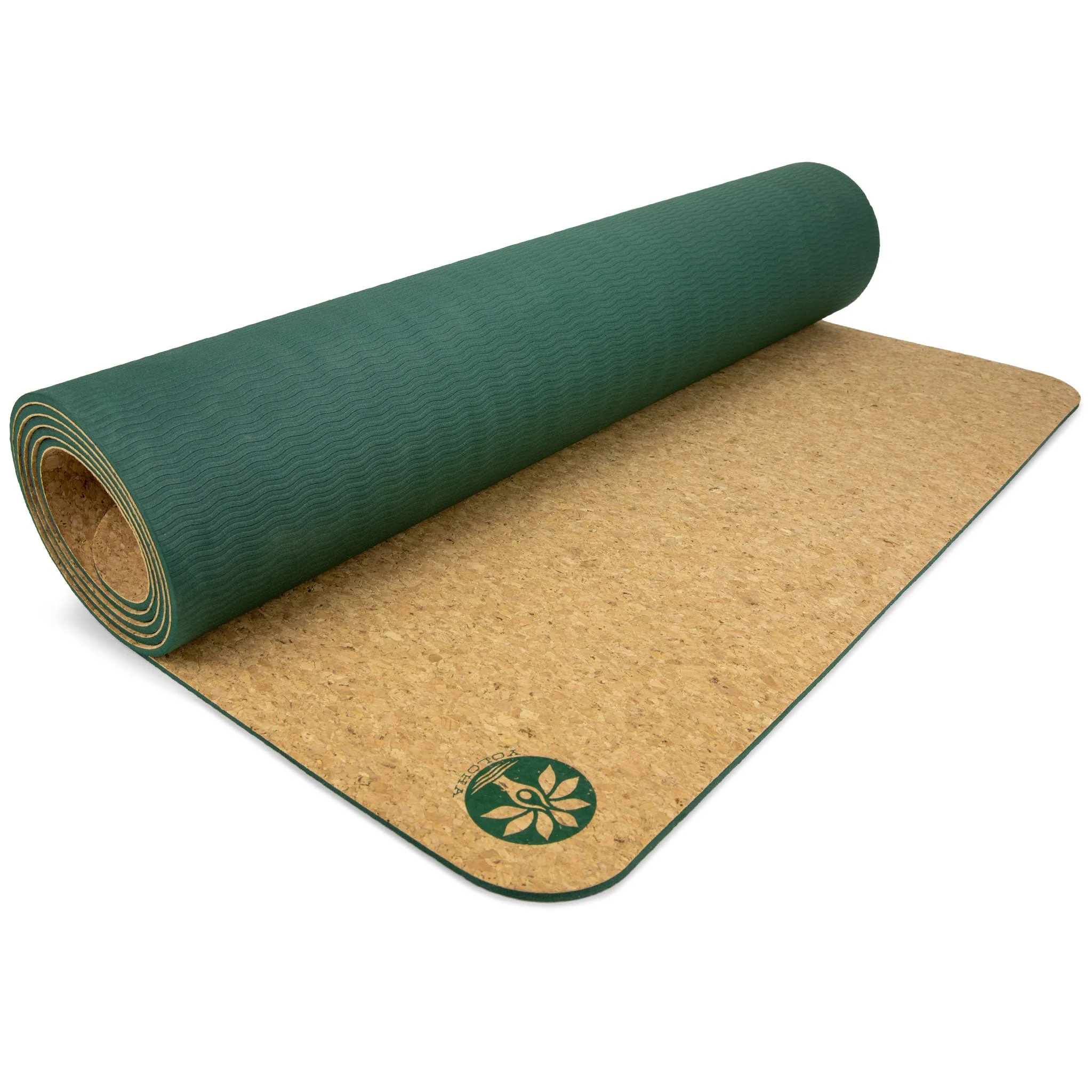 Yoloha Yoga - Nomad Cork Yoga Mat - Image 2