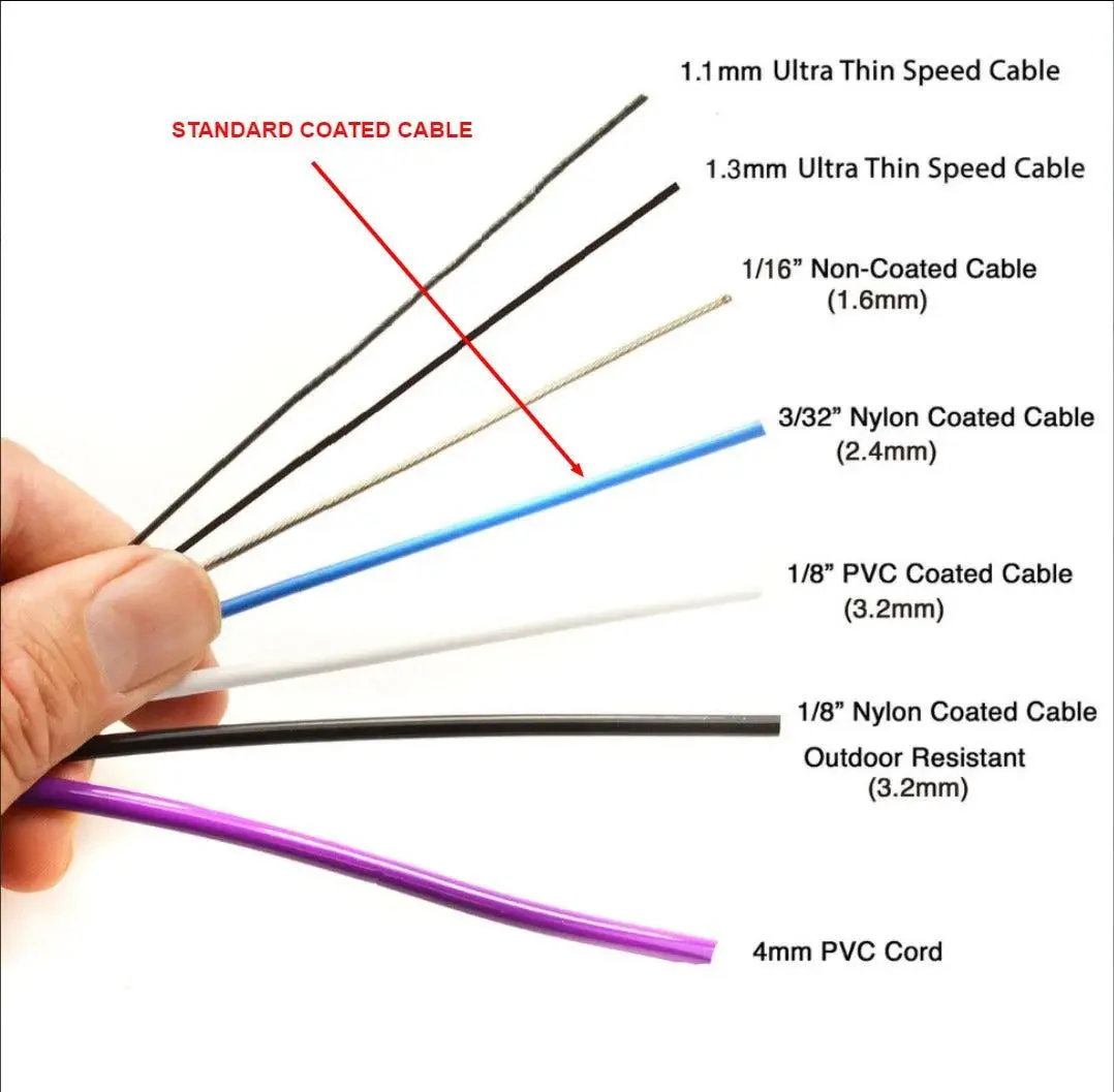 Elite Jumps - Nylon Coated Steel Speed Cable - 2.4mm - Image 4
