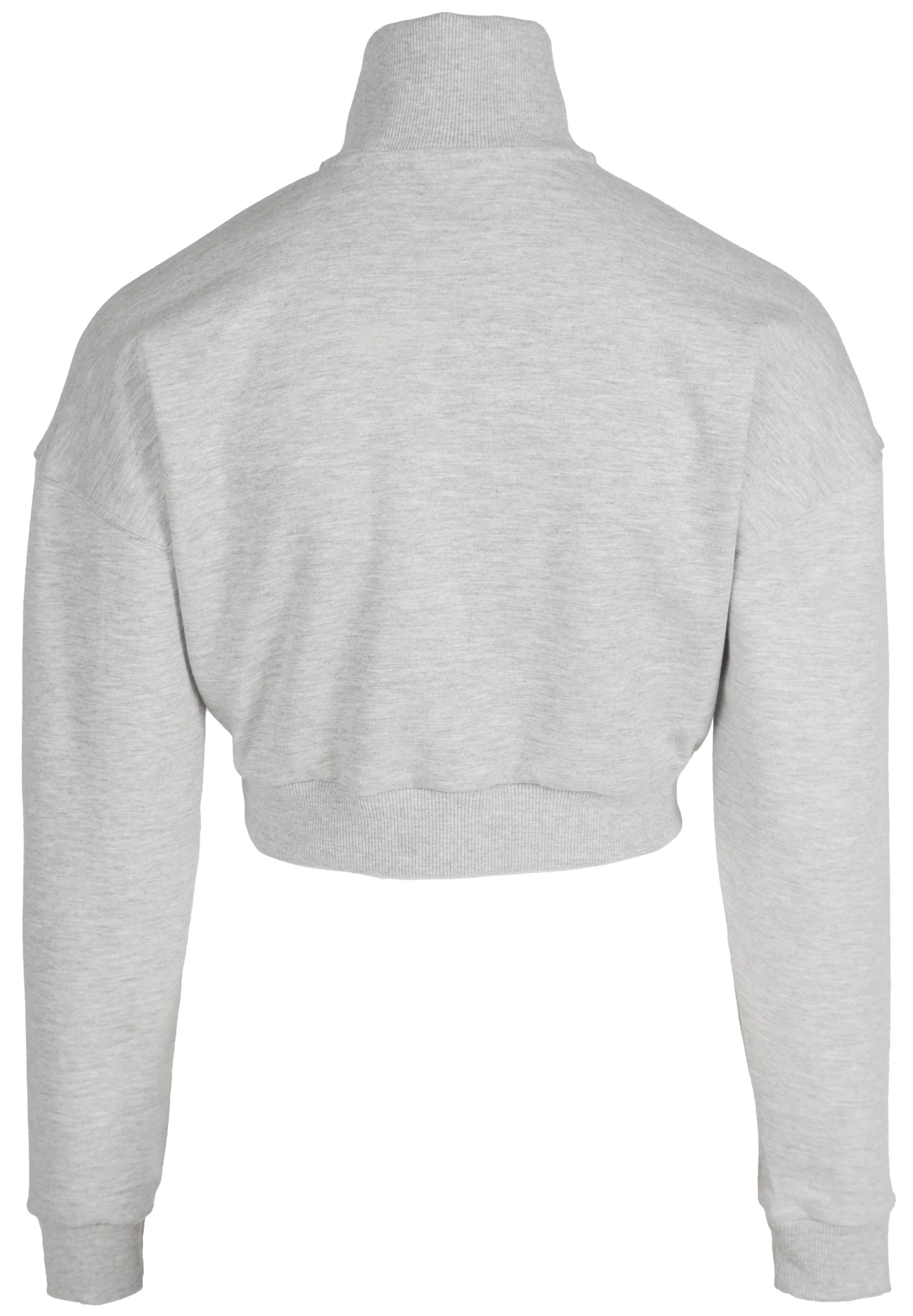 Gorilla Wear - Ocala Cropped Half-Zip Sweatshirt - Gray - Image 6