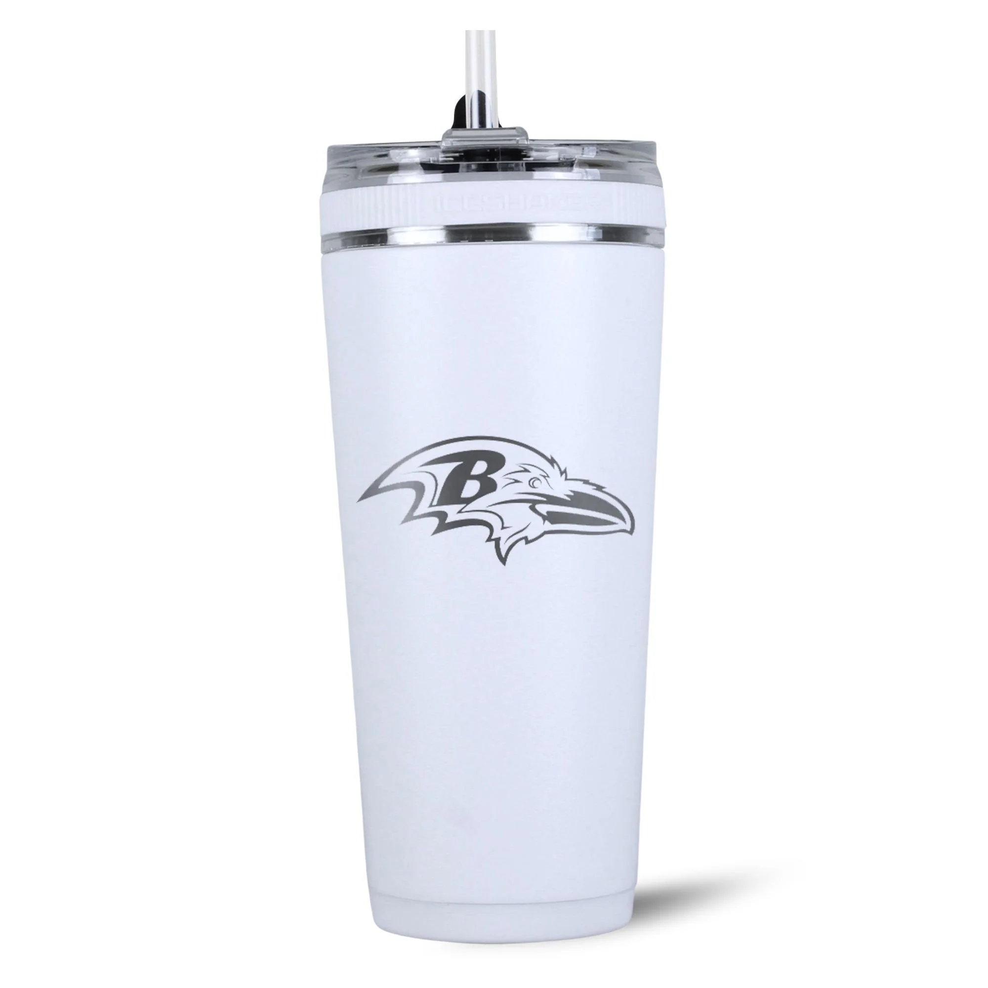 Ice Shaker - Officially Licensed Baltimore Ravens 26oz Flex Bottle - Image 7