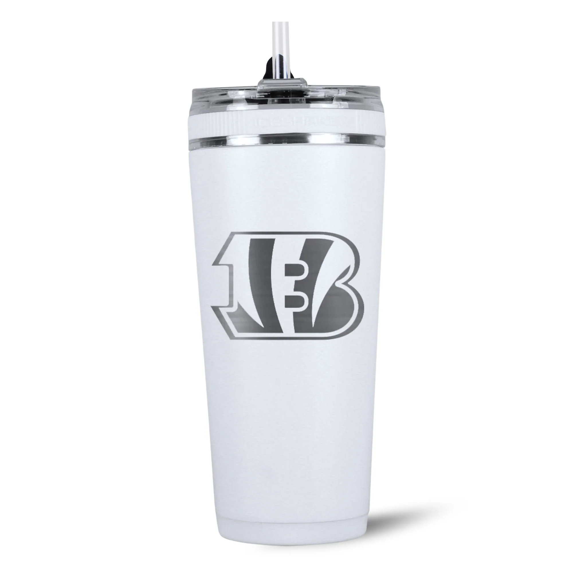 Ice Shaker - Officially Licensed Cincinnati Bengals 26oz Flex Bottle - Image 7