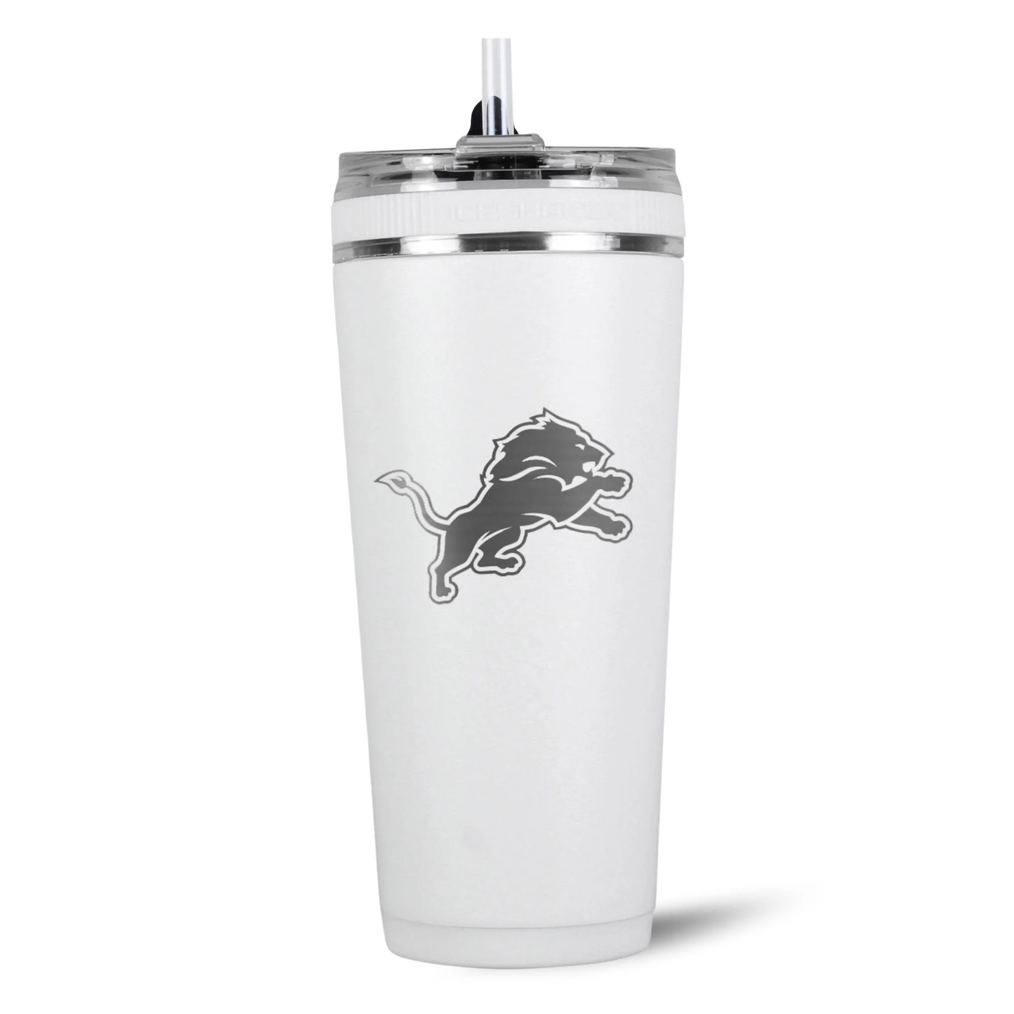 Ice Shaker - Officially Licensed Detroit Lions 26oz Flex Bottle - Image 7