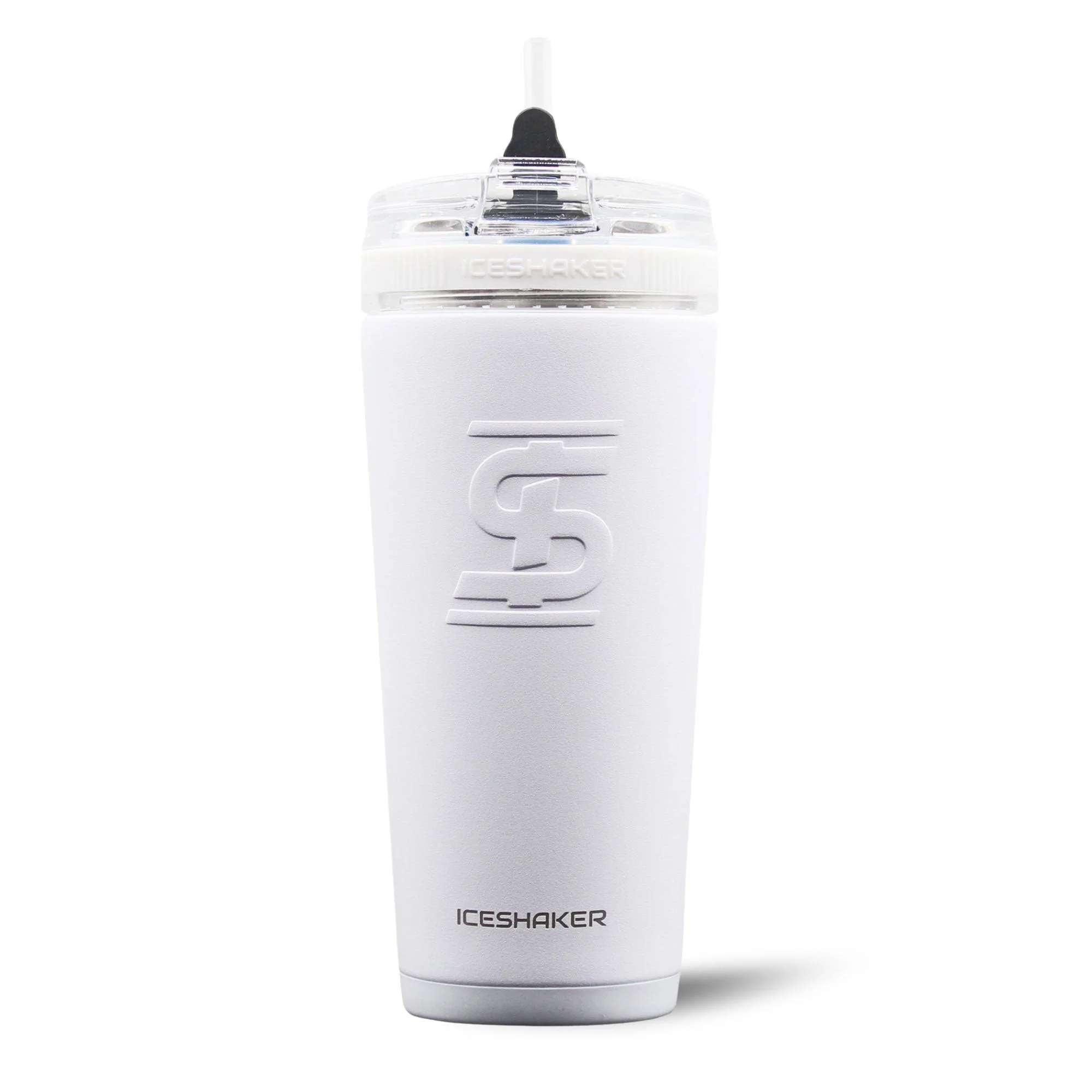 Ice Shaker - Officially Licensed New York Yankees 26oz Flex Bottle - White - Image 2
