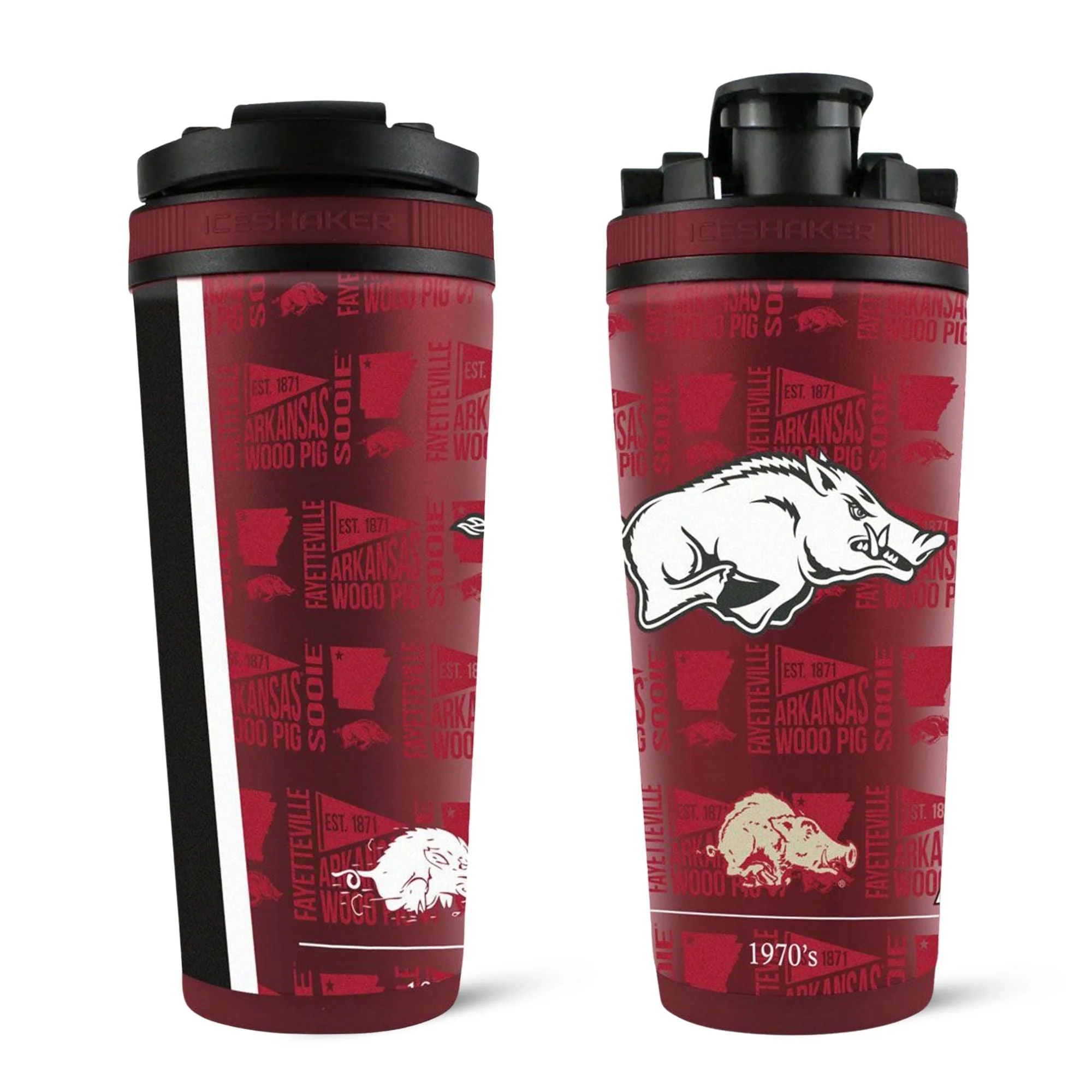 Ice Shaker - Officially Licensed University of Arkansas 26oz Ice Shaker - Image 15