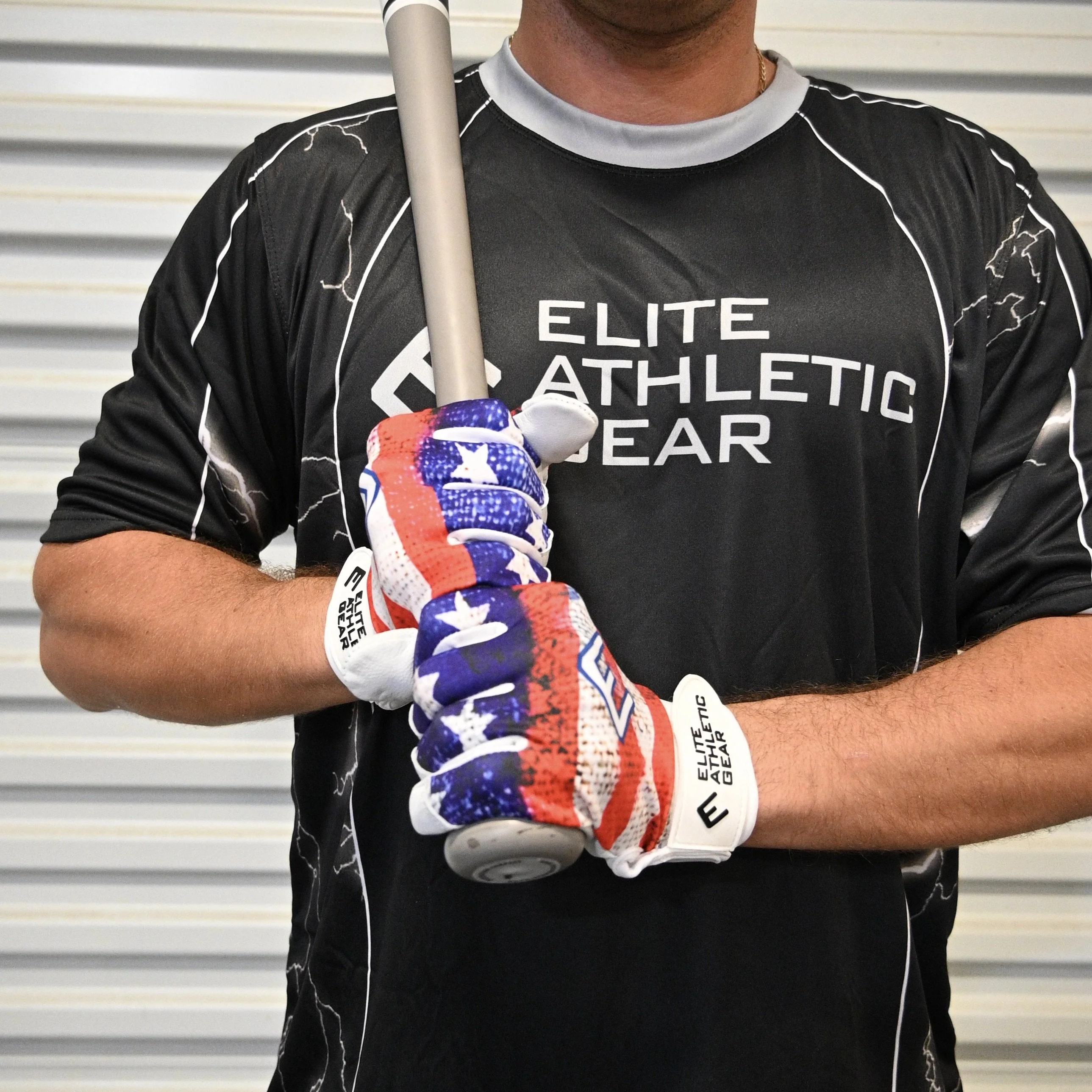Elite Athletic Gear - Old glory batting gloves - Image 2
