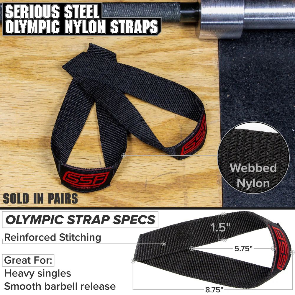 Serious Steel Fitness - Olympic lifting straps - Image 6