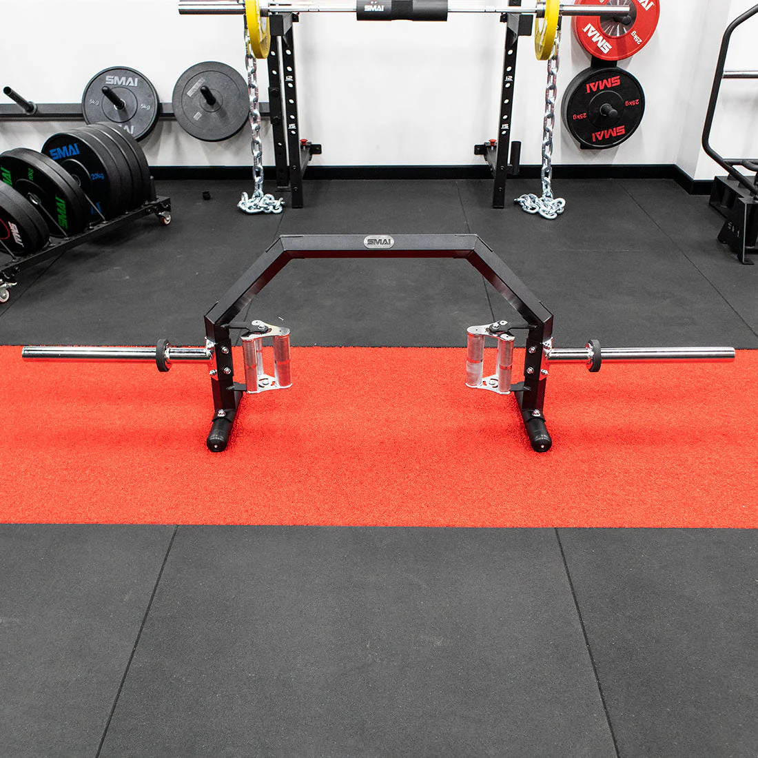 SMAI - Open Hex Trap Bar with Rotating Handles - 3 Grip Sizes - Image 13