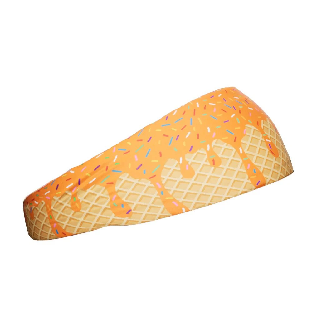 Elite Athletic Gear - Orange Ice Cream Headband - Image 2