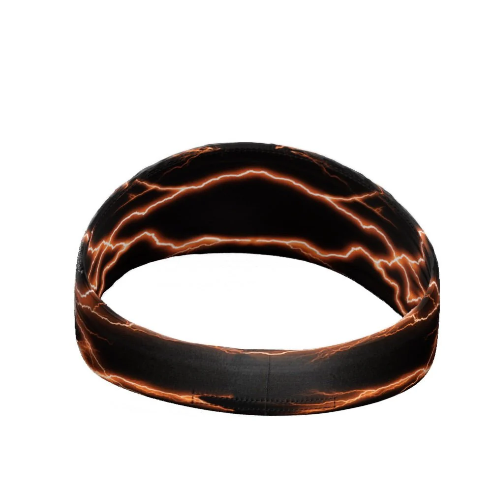Elite Athletic Gear - Orange Lightning Headband - Image 3