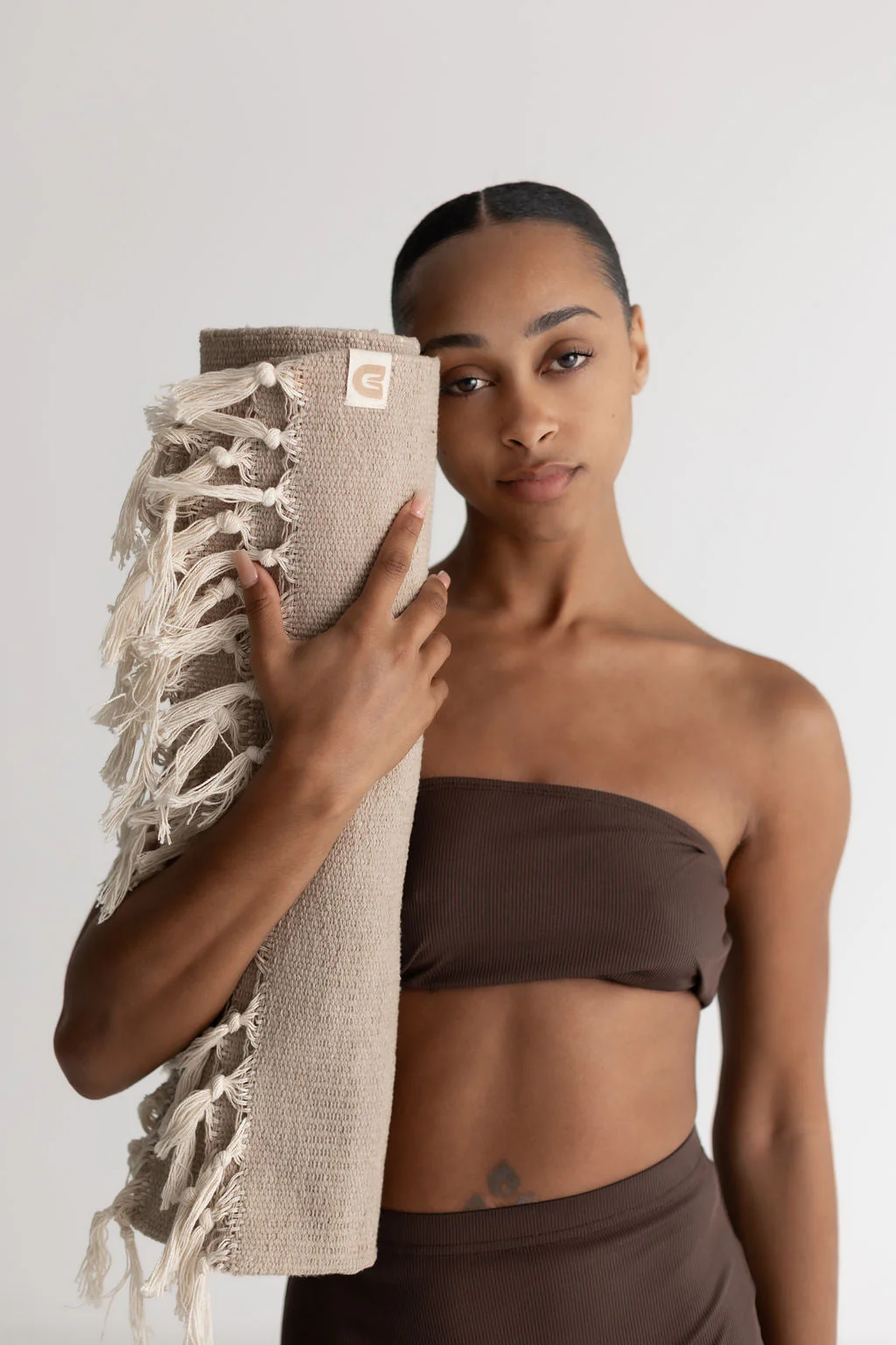 Oko Living - Organic Cotton Yoga Blanket - Naturally Dyed - Image 8
