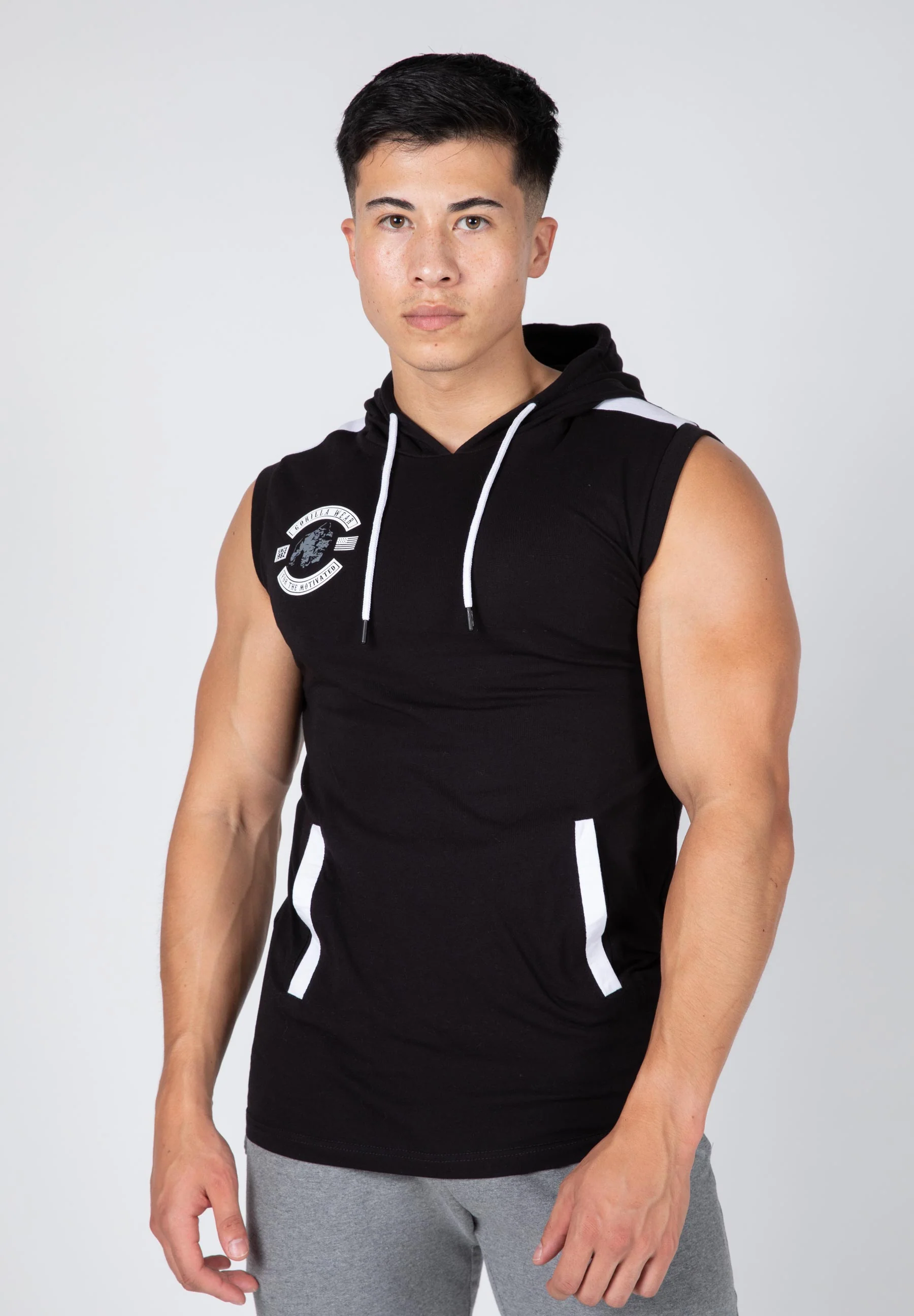 Gorilla Wear - Oswego S/L Hooded T-shirt - Black