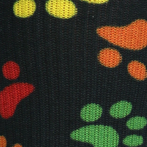 Crazy Compression - Paw Prints Black - (Standard & Extra Wide) - Image 6